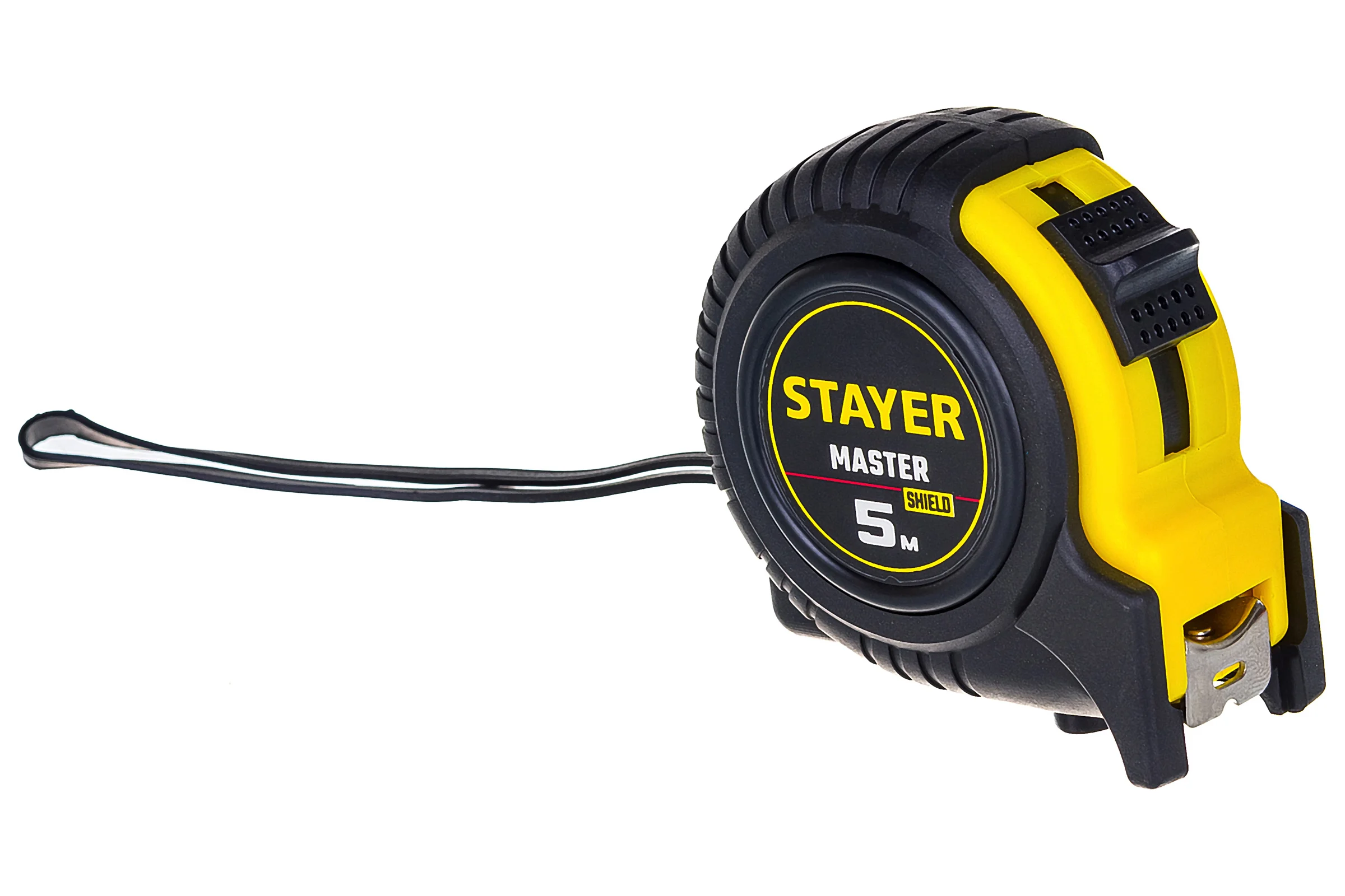 Рулетка Stayer MASTER 5м / 19мм в ударостойком обрезиненном корпусе 34025-05_z01