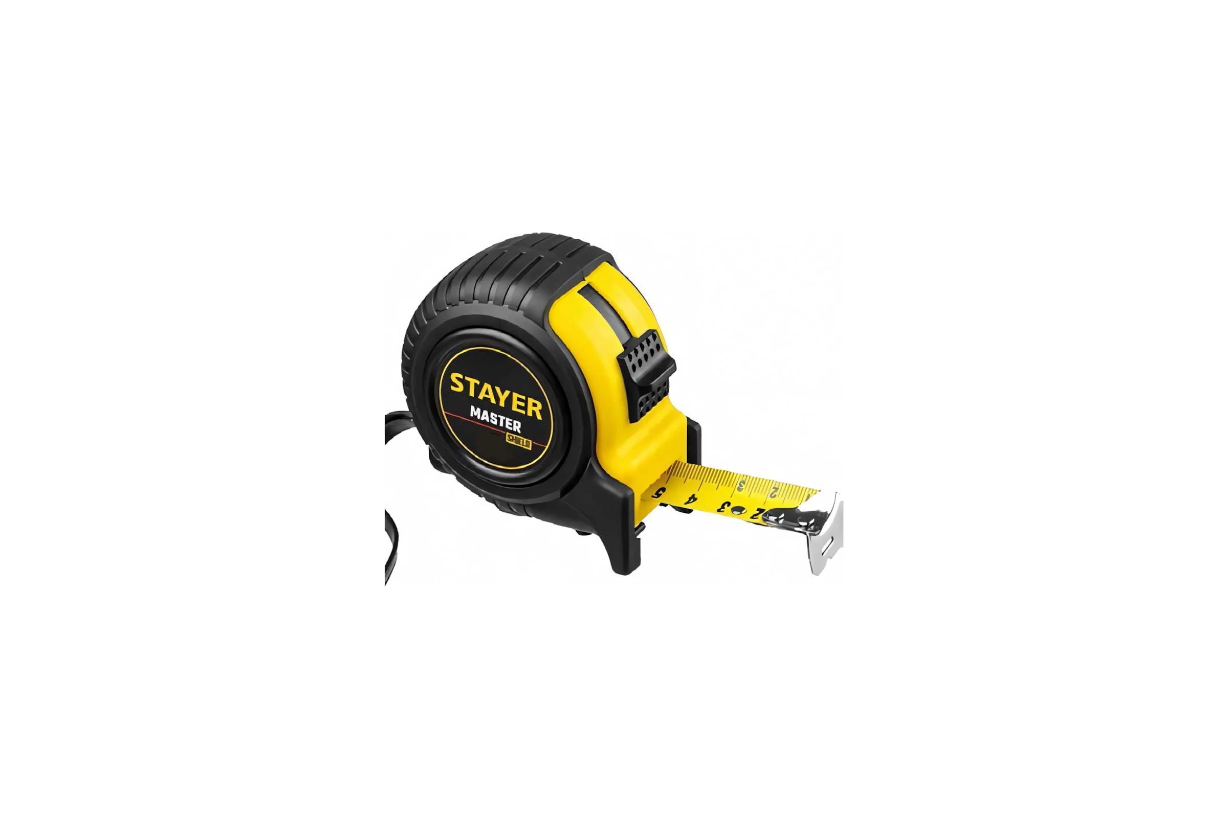 Рулетка Stayer MASTER 10м / 25мм в ударостойком обрезиненном корпусе 34025-10_z01