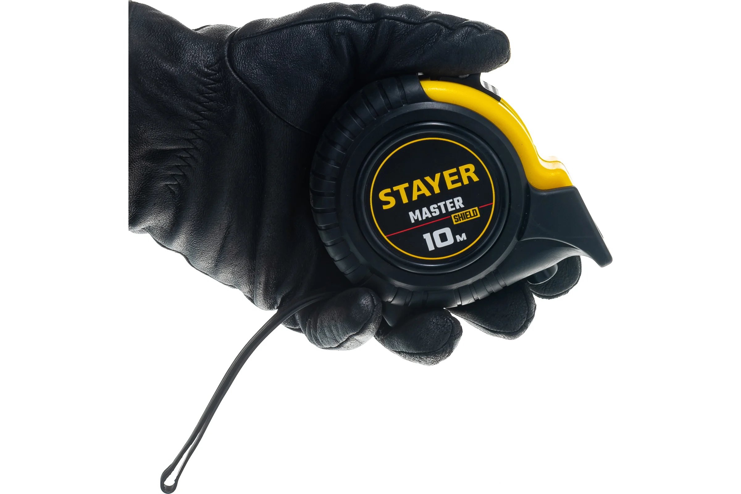 Рулетка Stayer MASTER 10м / 25мм в ударостойком обрезиненном корпусе 34025-10_z01