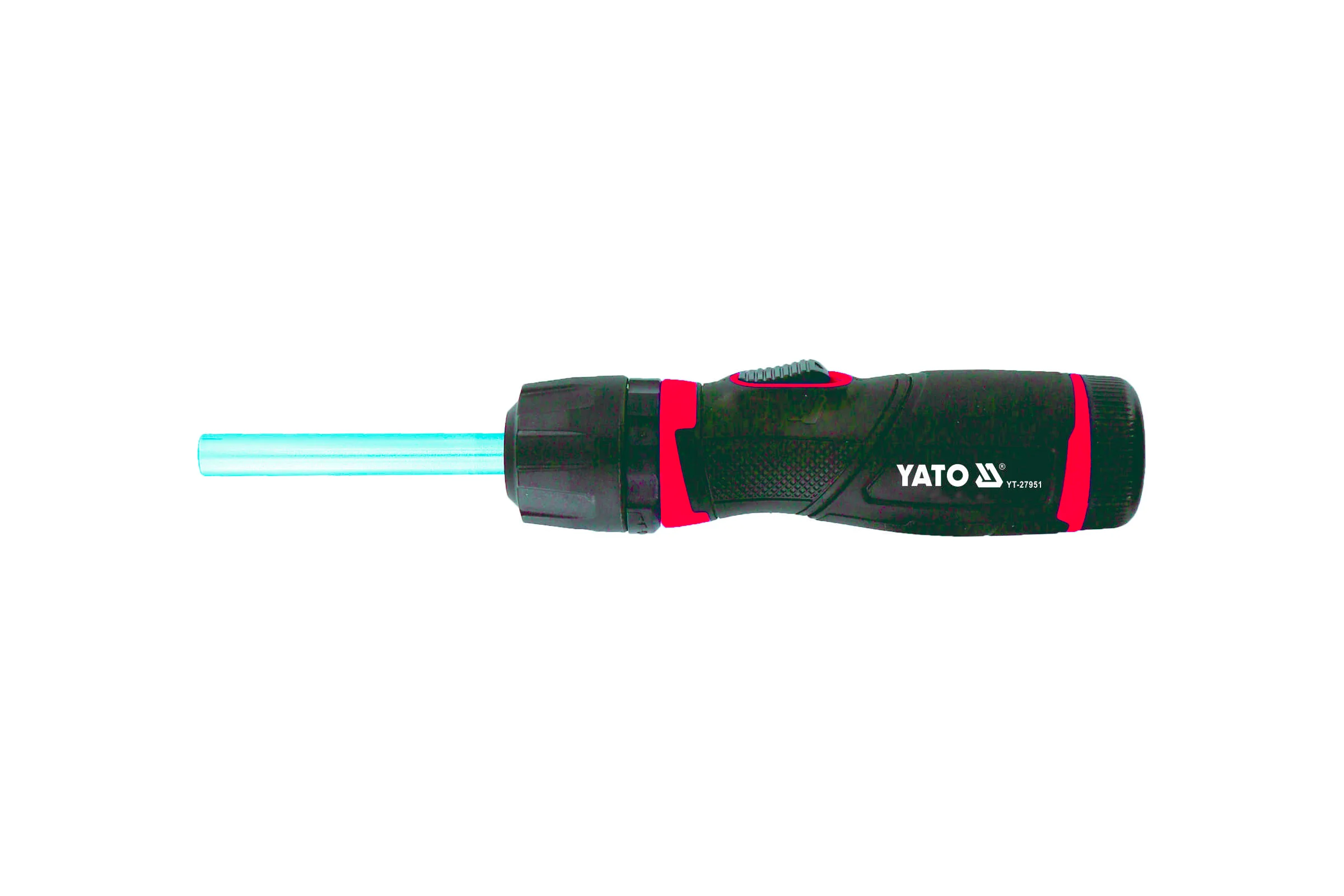 Трещоточная отвёртка с набором насадок YATO 13 предметов YT-27951