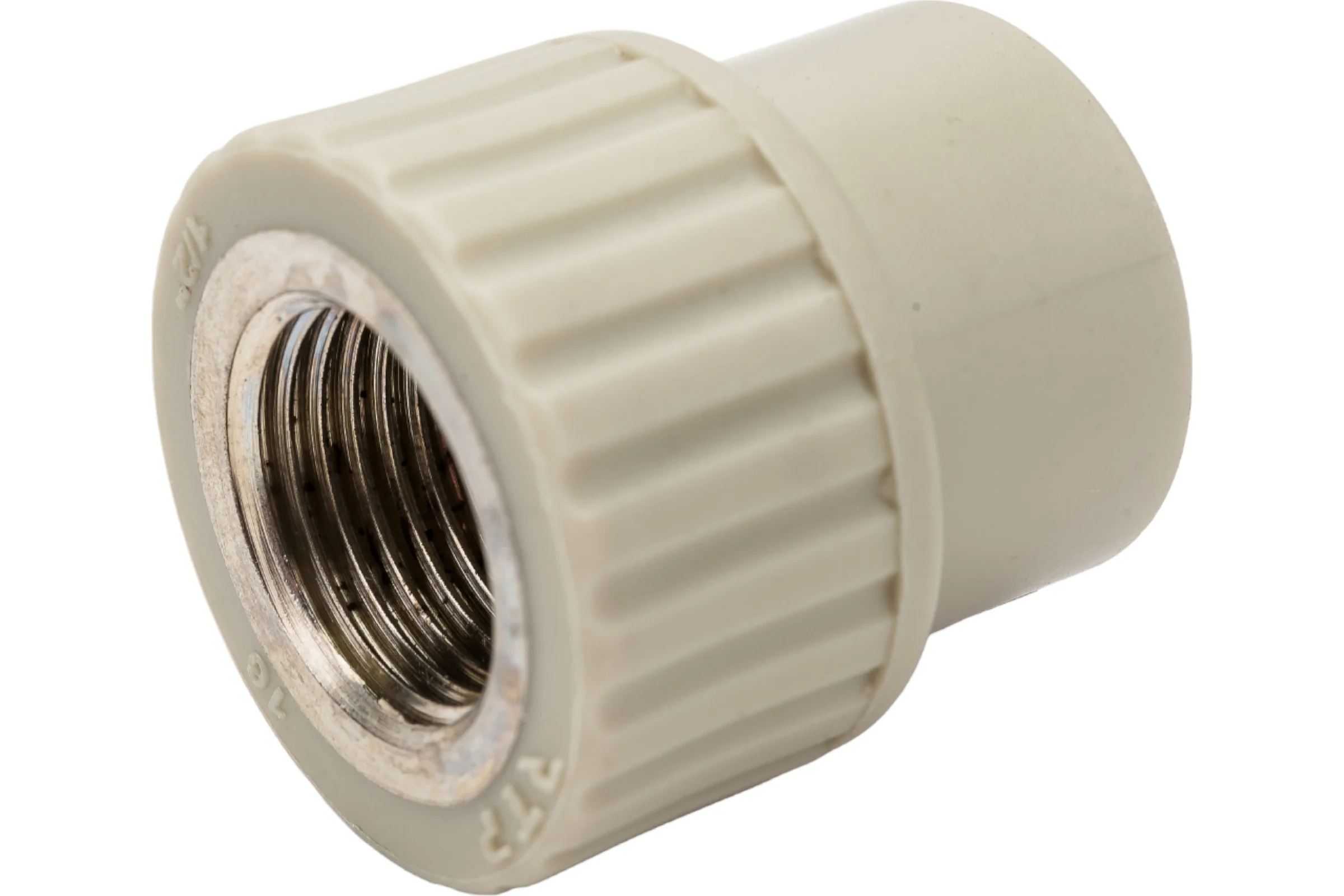 Муфта RTP PN25 комбинированная, внутренняя резьба, D20х1/2", серая 10933