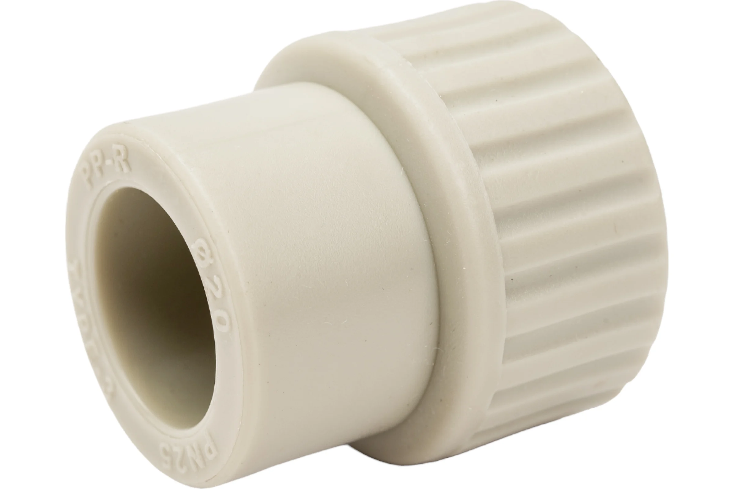 Муфта RTP PN25 комбинированная, внутренняя резьба, D20х1/2", серая 10933
