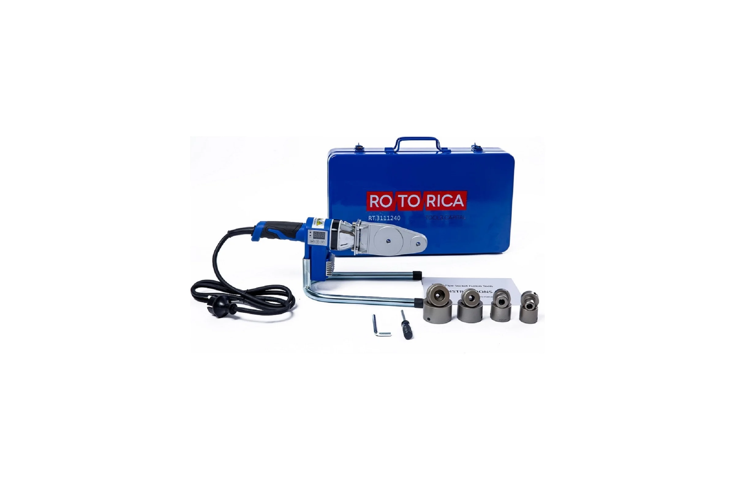 Раструбный сварочный аппарат ROTORICA Rocket Welder 40 Blue серия Top RT.3111240