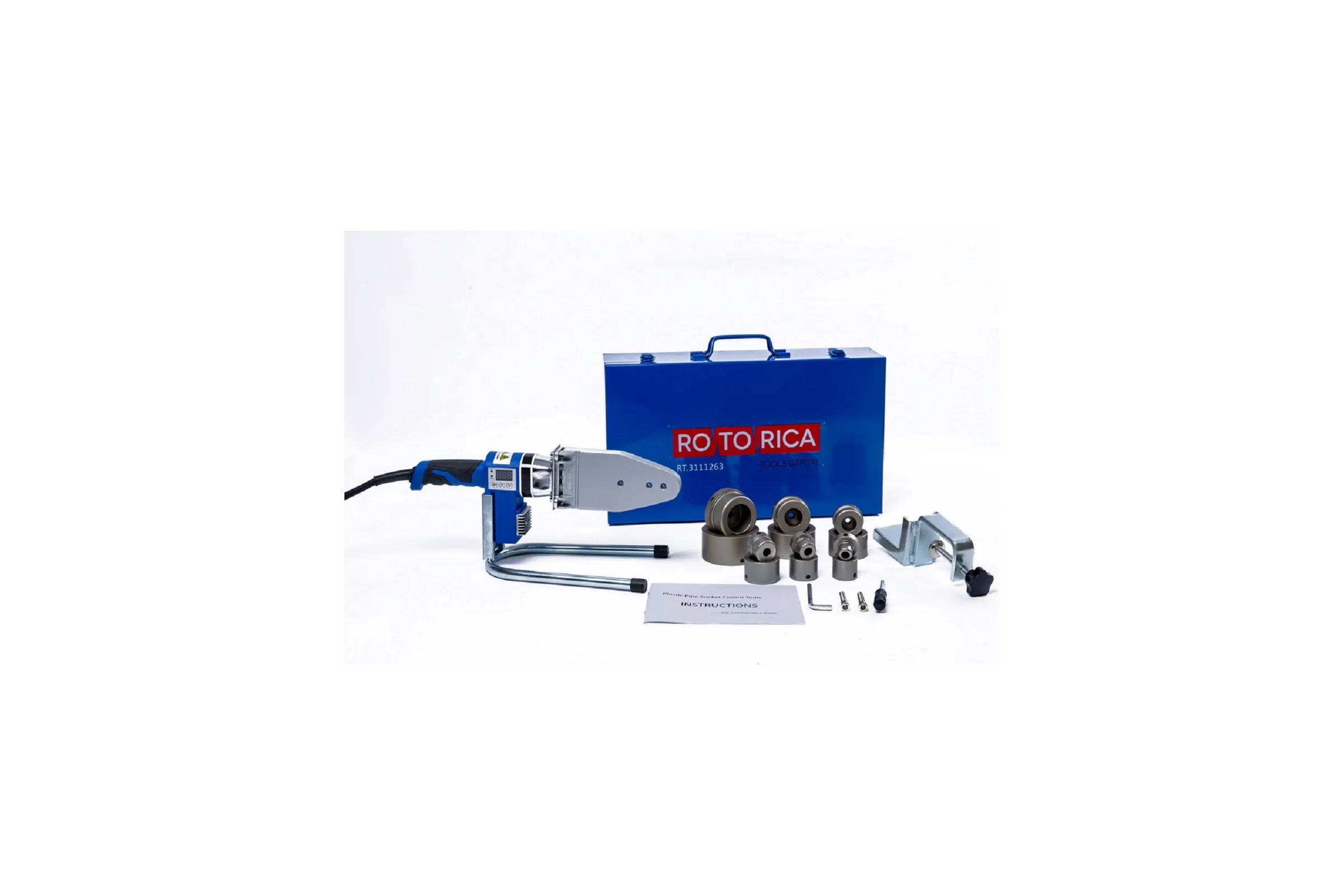 Раструбный сварочный аппарат ROTORICA Rocket Welder 63 Blue серия Top RT.3111263
