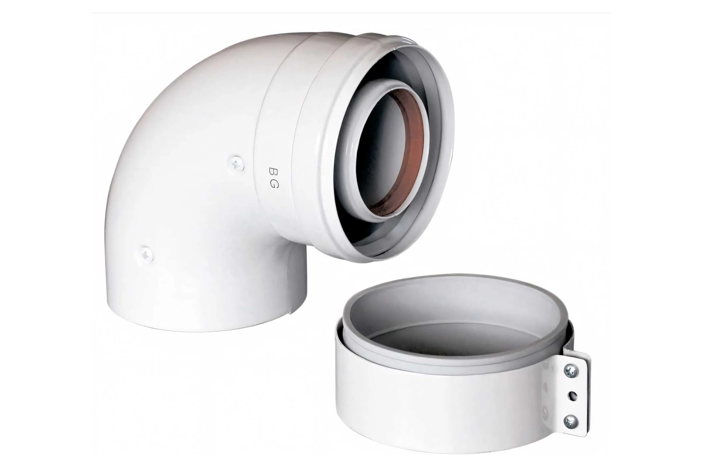 Коаксиальный отвод Baxi 90 градусов, диаметр 60/100 мм KHG71410141