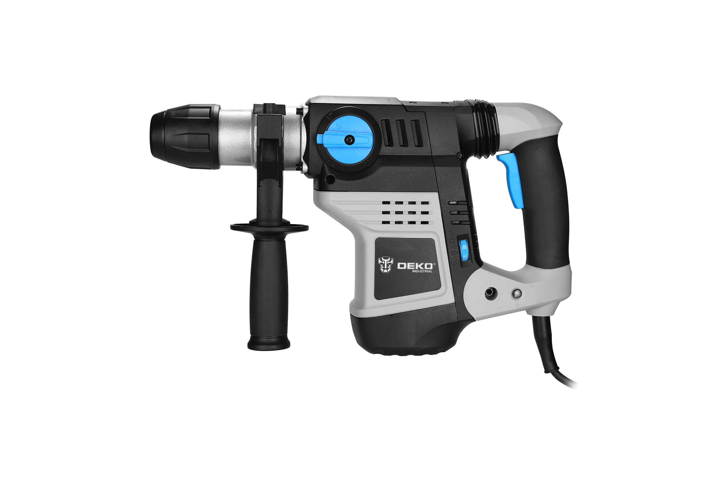 Перфоратор сетевой DEKO ZKH2000W, 2000 Вт, с патроном SDS-max, 10 Дж, в кейсе 084-1030