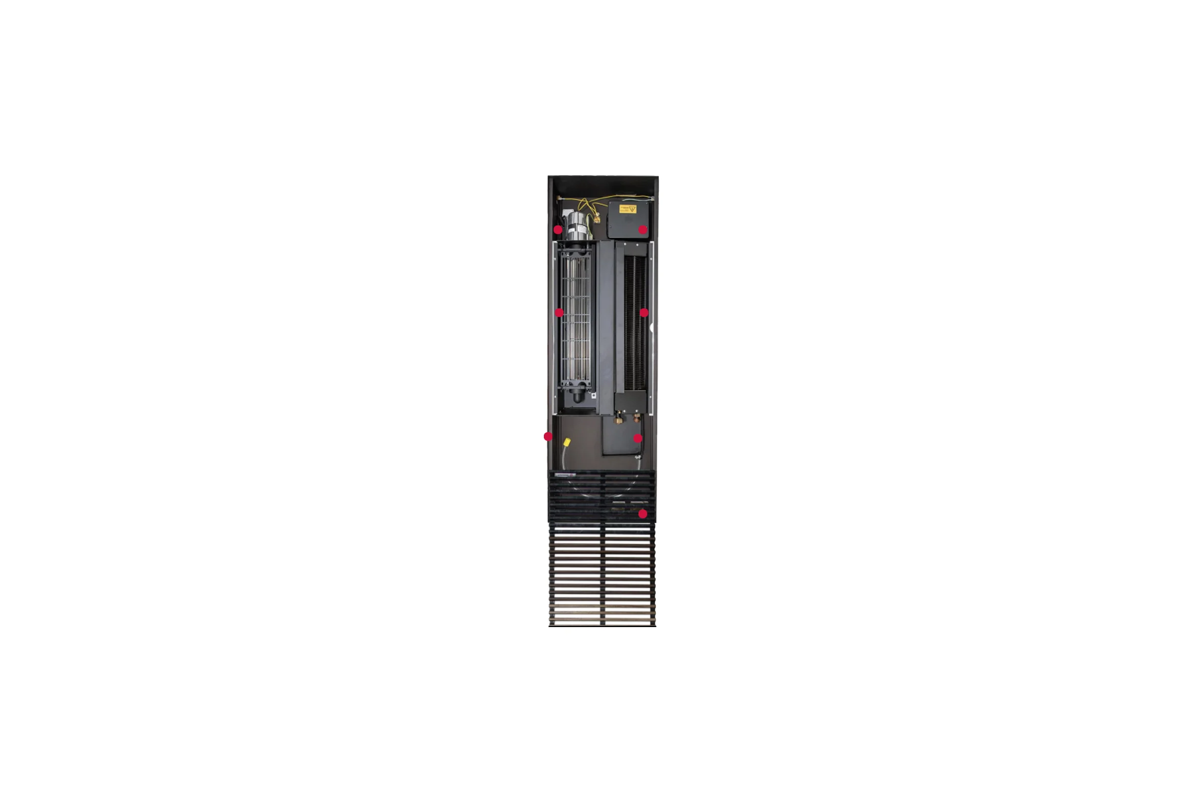 Конвектор с тангенциальным вентилятором Mehlenhoff 2-х трубный QSK EC 260-110-1250