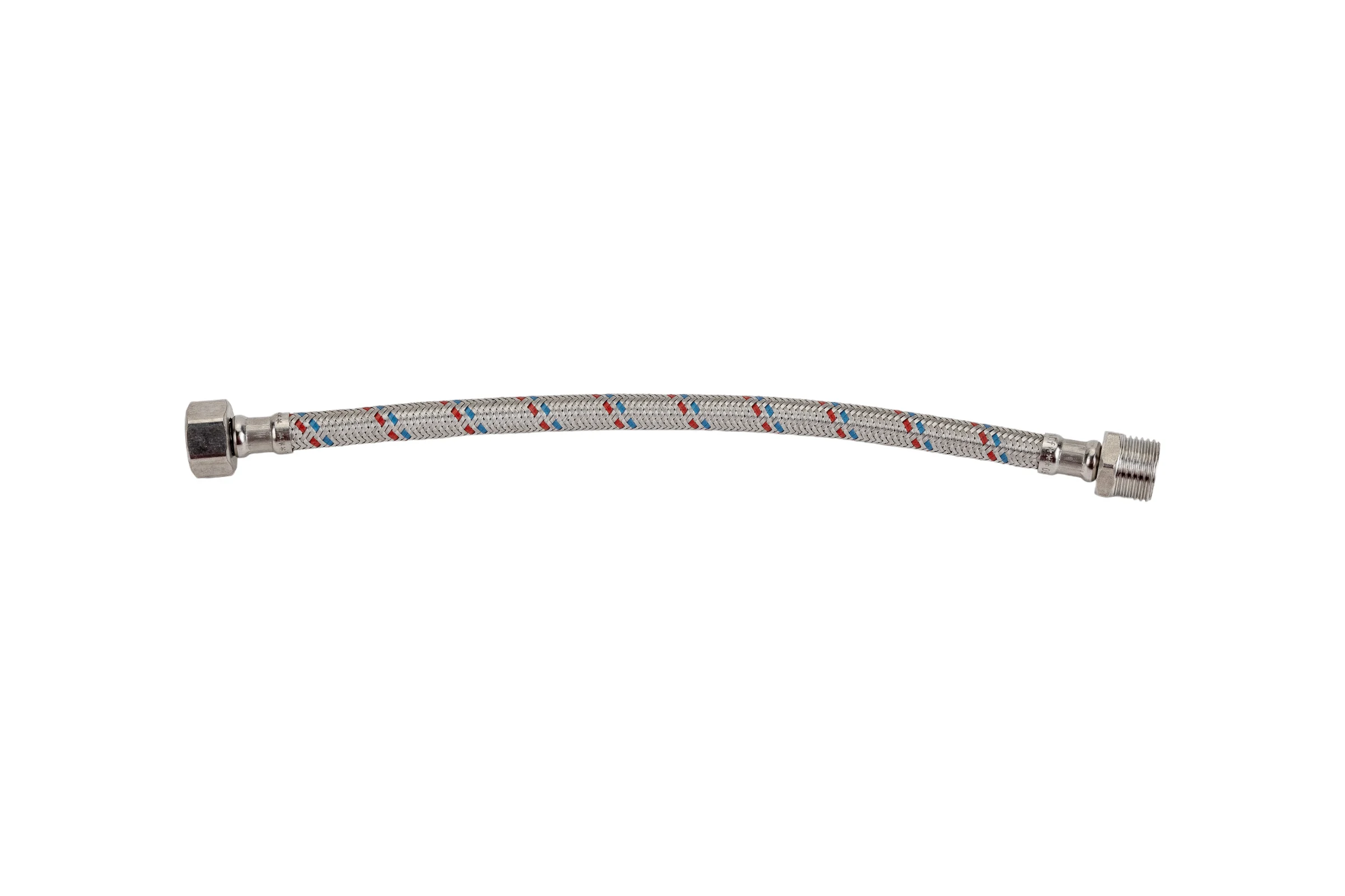 Гибкая подводка для воды (30 см; 1/2"; гайка-штуцер) VALTEC VTf.002.IS.0404030