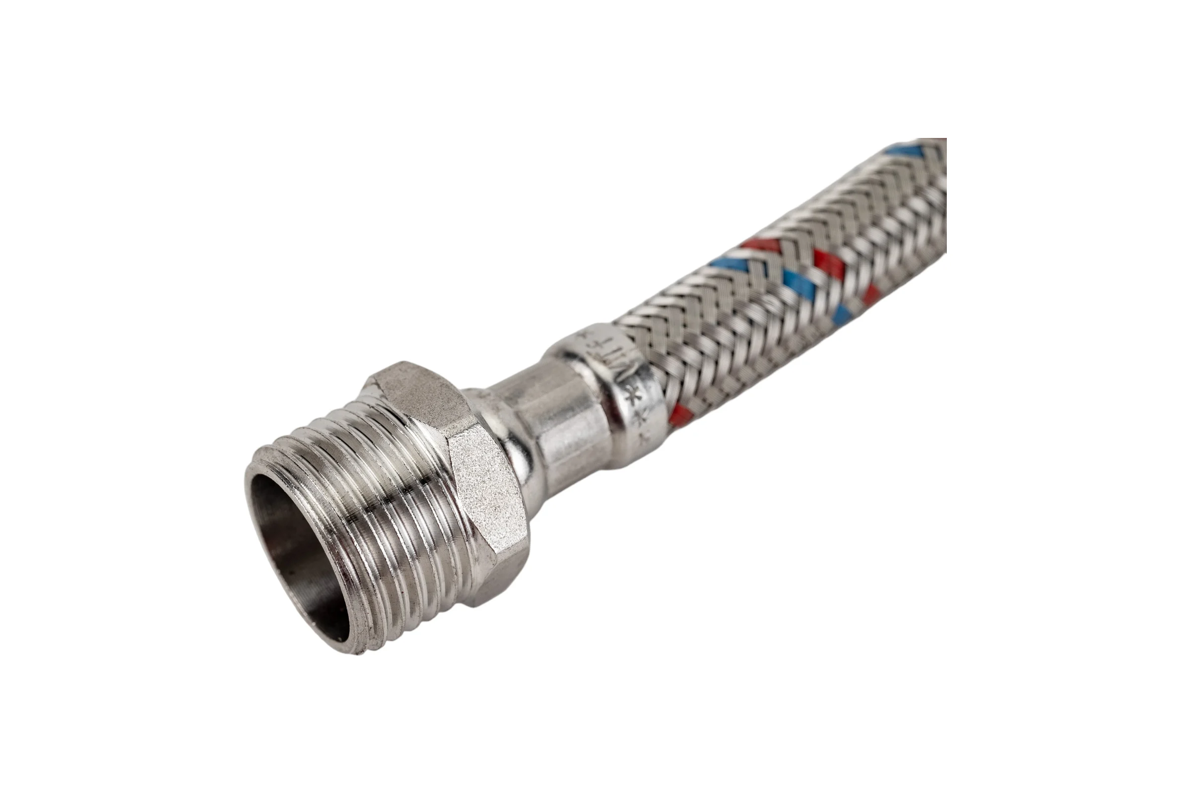 Гибкая подводка для воды (30 см; 1/2"; гайка-штуцер) VALTEC VTf.002.IS.0404030
