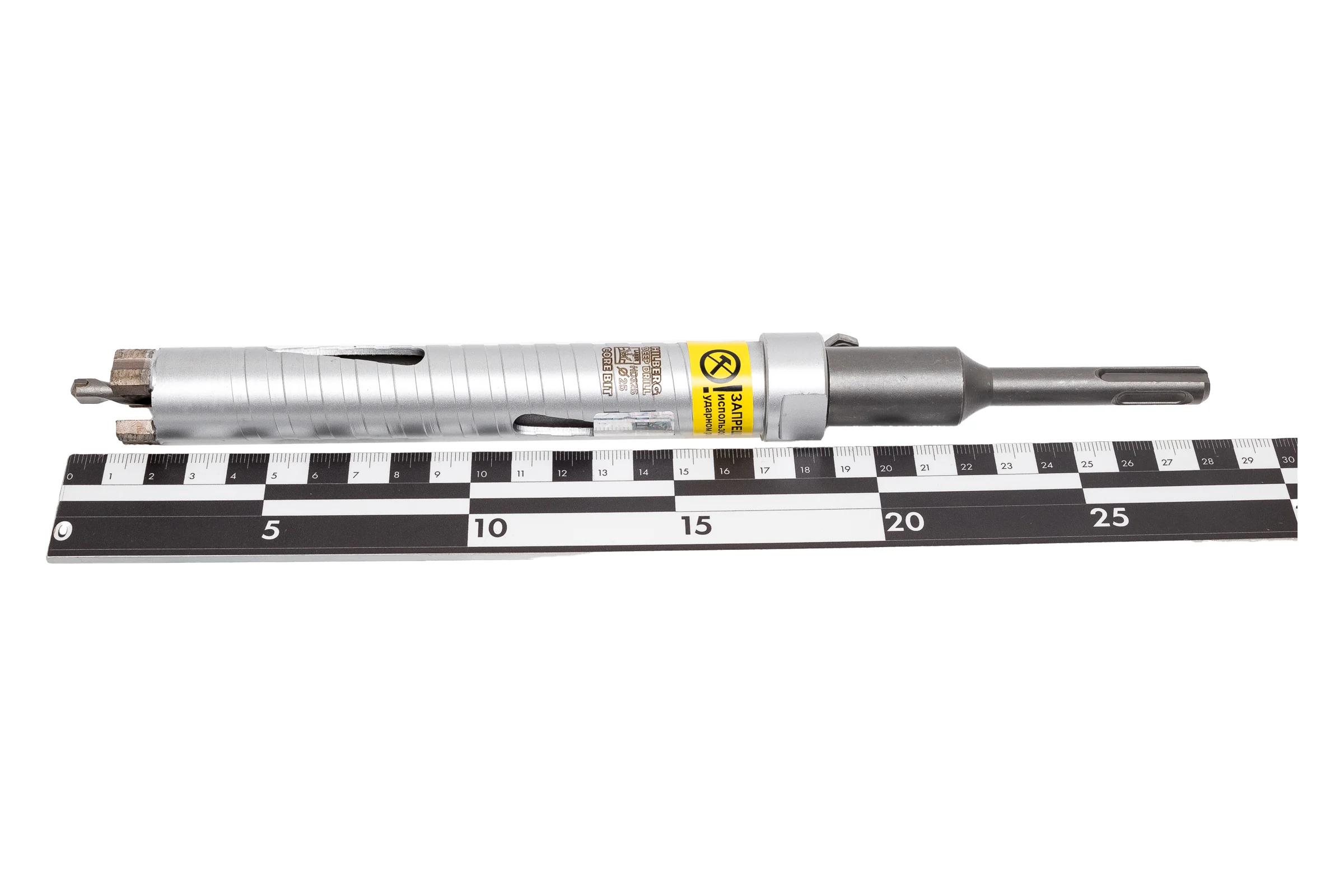 Коронка алмазная по бетону Hilberg 25x150 мм Laser Deep Drill HD325