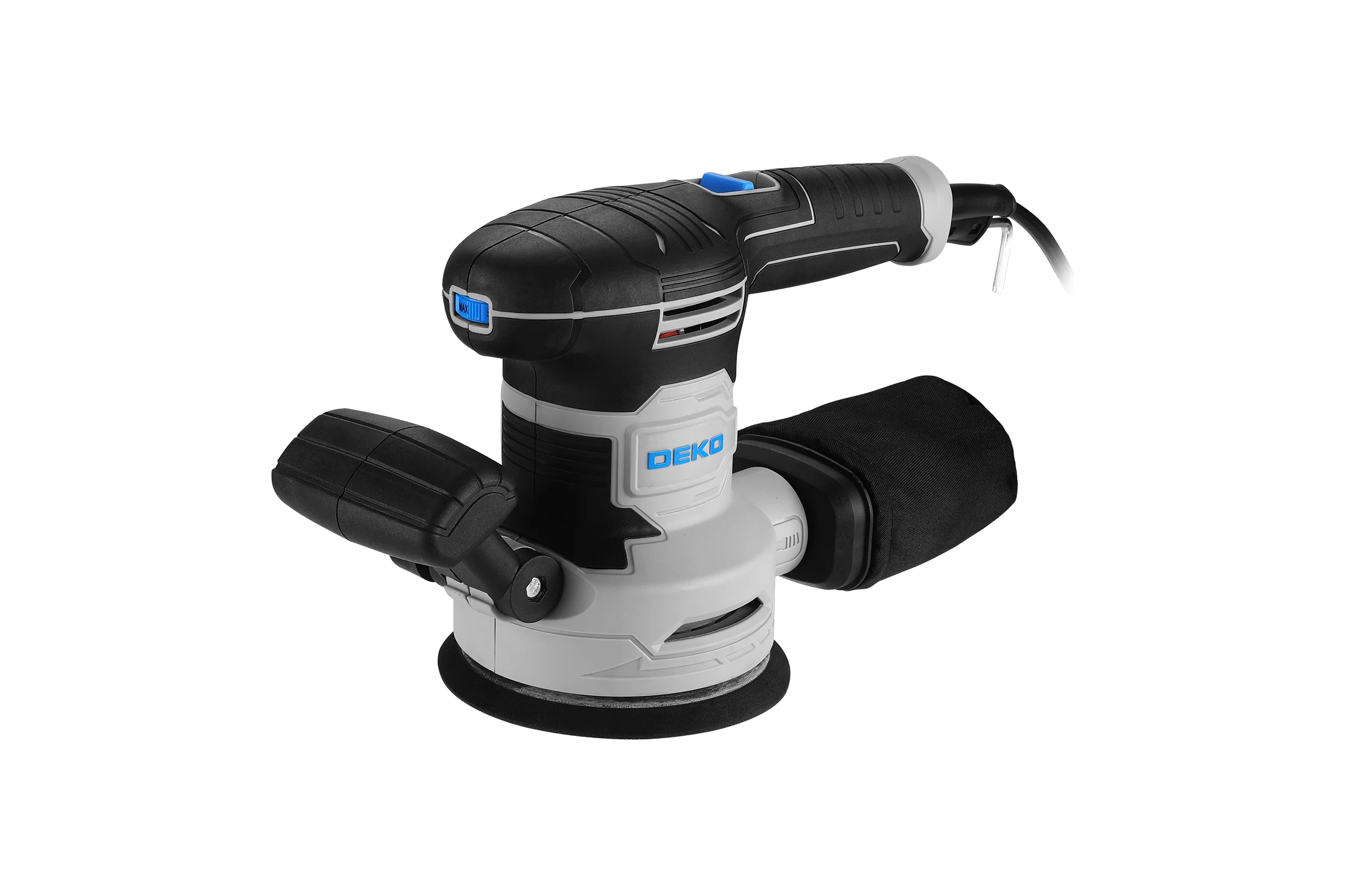Шлифмашина эксцентриковая сетевая DEKO DKG600, 600 Вт, 125/150 мм 084-1059