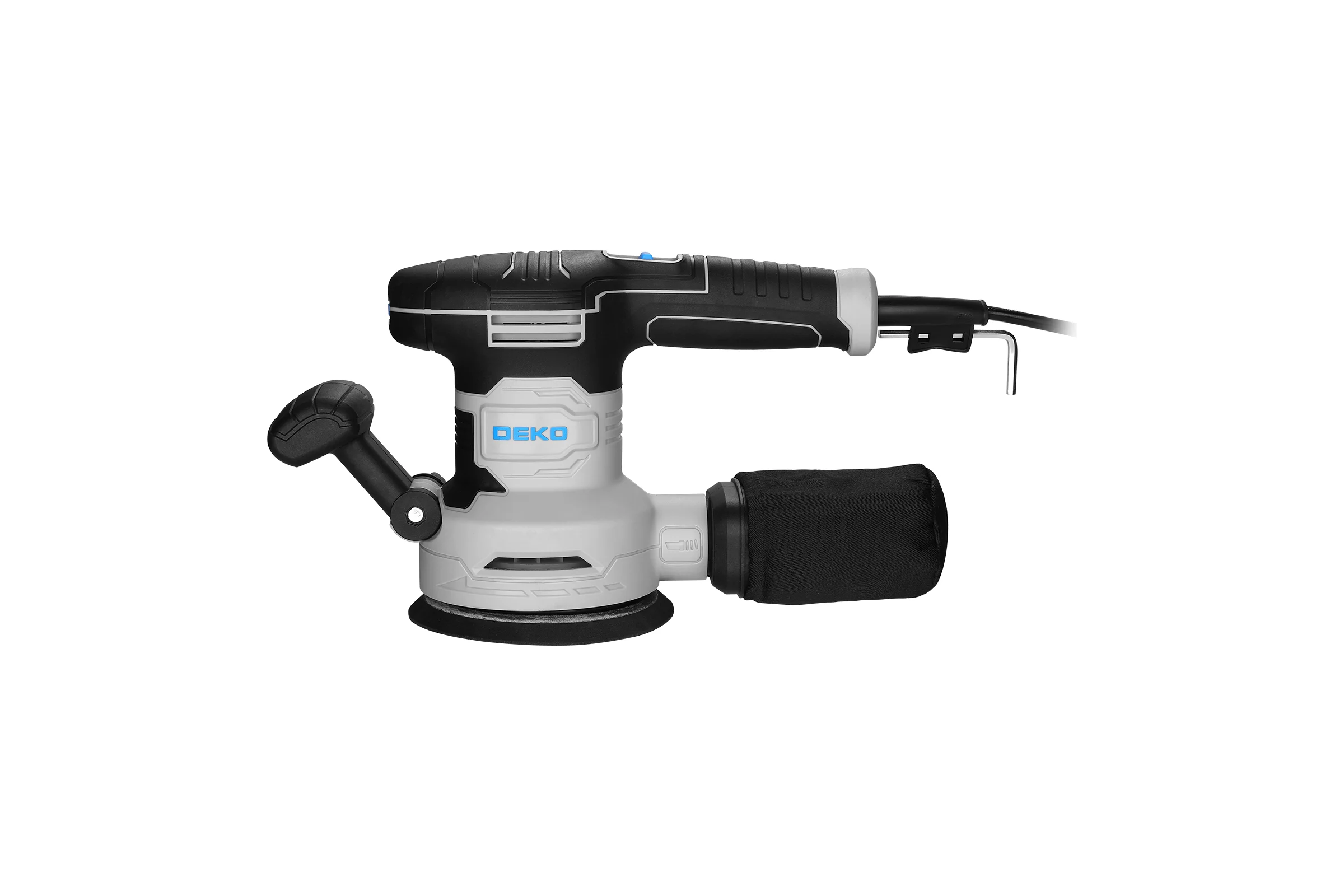 Шлифмашина эксцентриковая сетевая DEKO DKG600, 600 Вт, 125/150 мм 084-1059