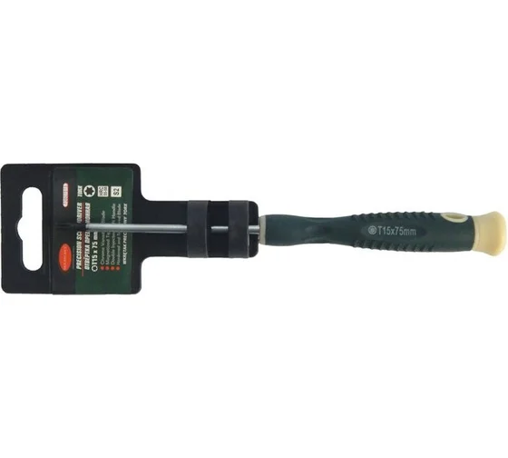 Отвертка ювелирная Rockforce TORX с отверстием, T20Hх75 мм RF-73707520(19567)