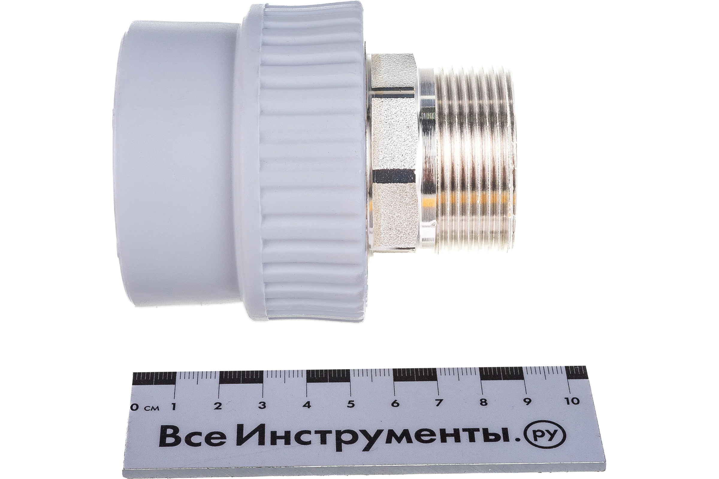 Муфта RTP PN25 комбинированная, наружная резьба, D50х1 1/2 мм под ключ 10669