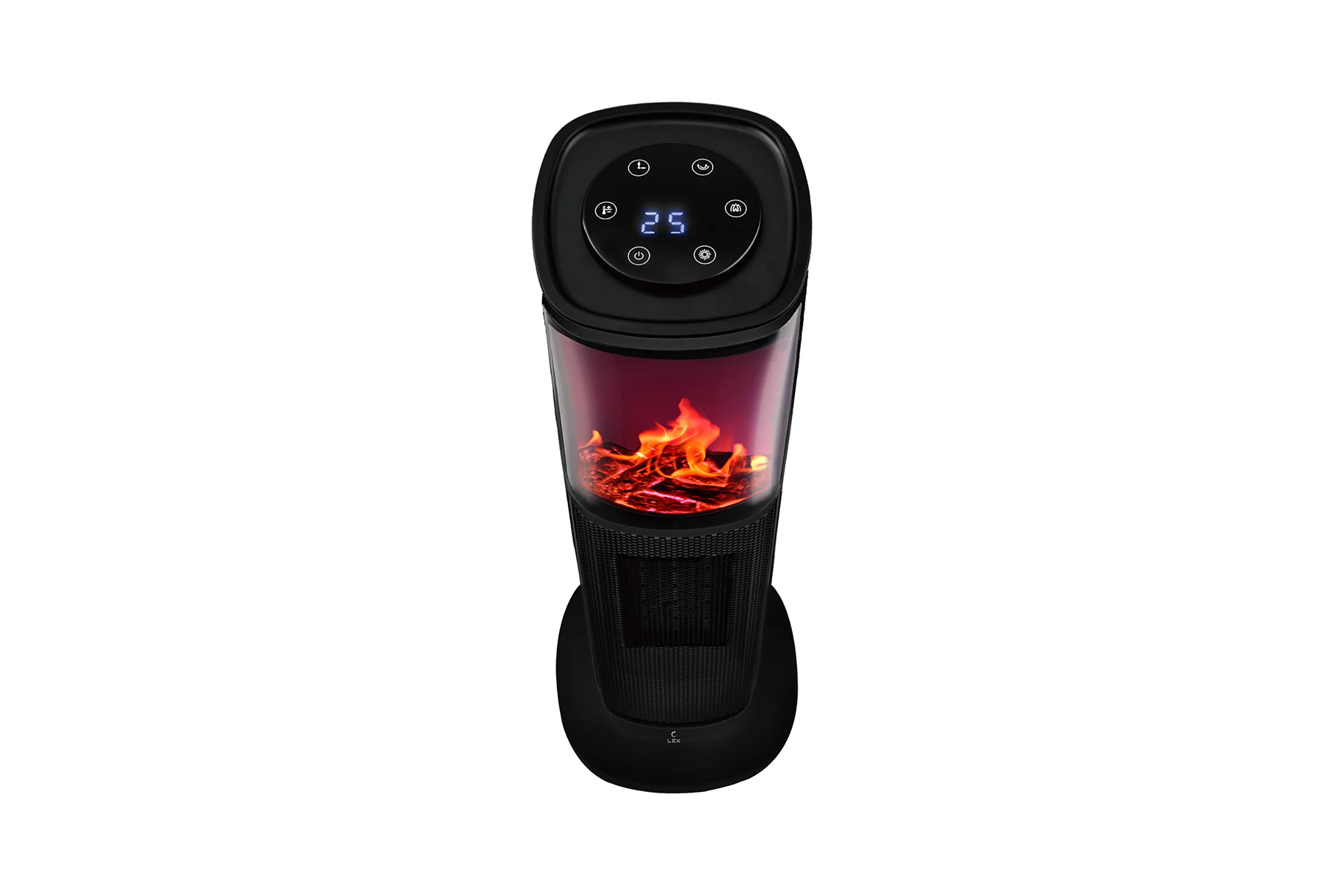 Тепловентилятор керамический LEX LXCR 1525 2000 Вт, черный LXCR1525