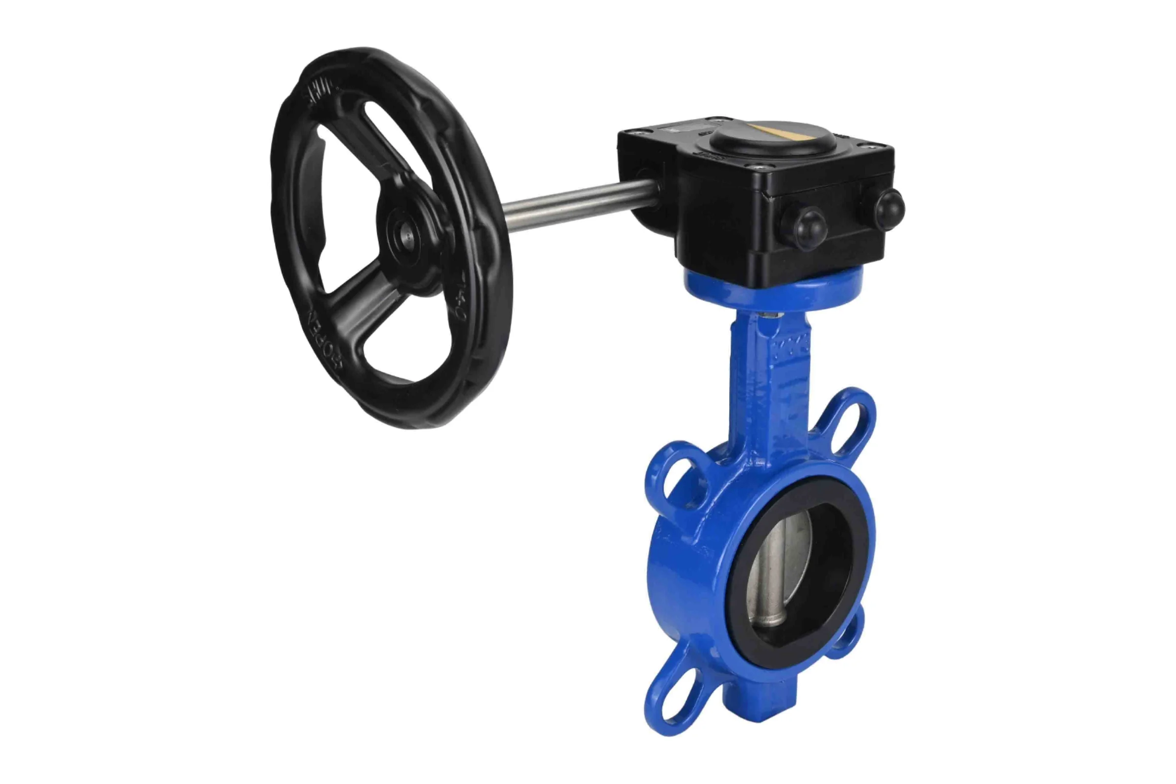Затвор DN.ru WCB-316L-VITON Ду300 Ру16 с редуктором HAM-4 D050-13082