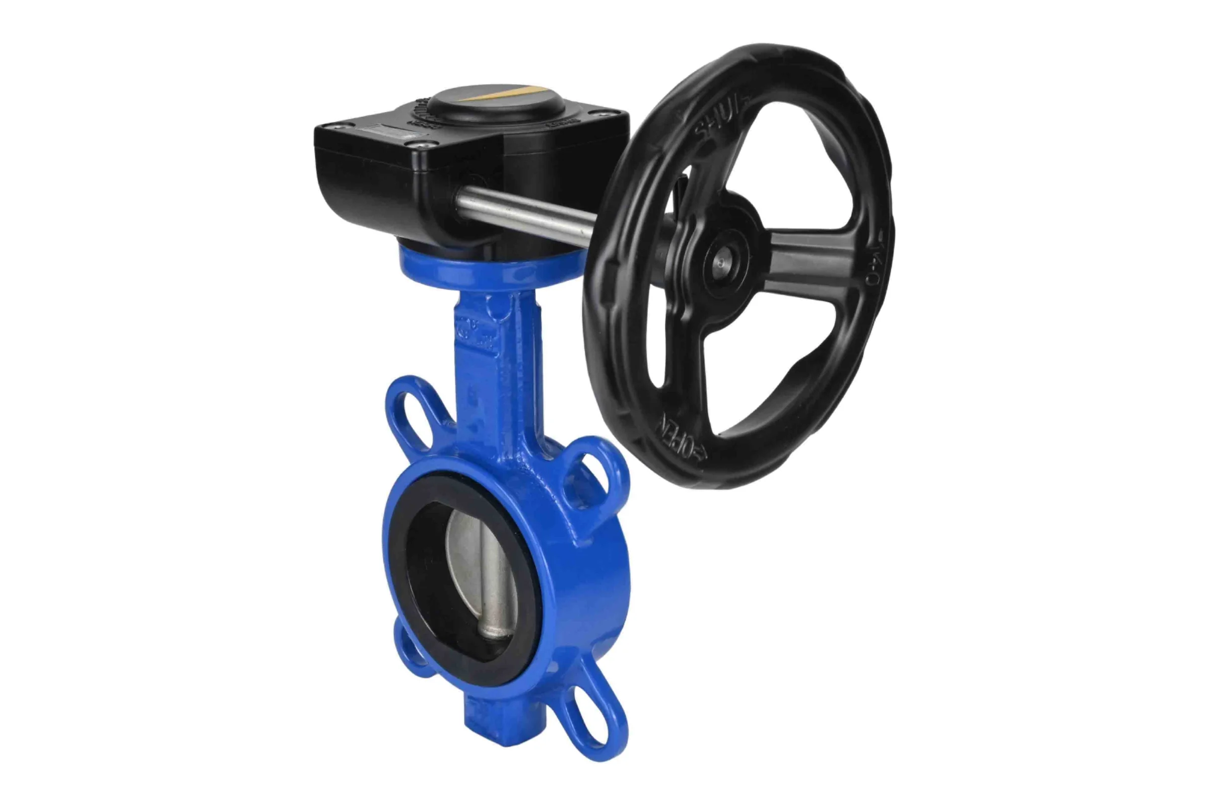 Затвор DN.ru WCB-316L-VITON Ду300 Ру16 с редуктором HAM-4 D050-13082