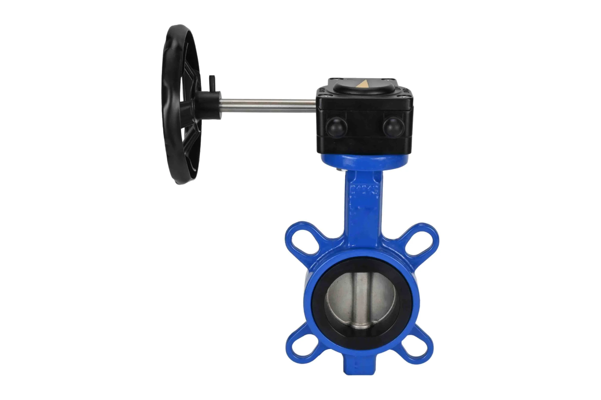 Затвор дисковый поворотный DN.ru GGG50-316L-EPDM Ду200 Ру16 с редуктором HAM-2 D050-12991
