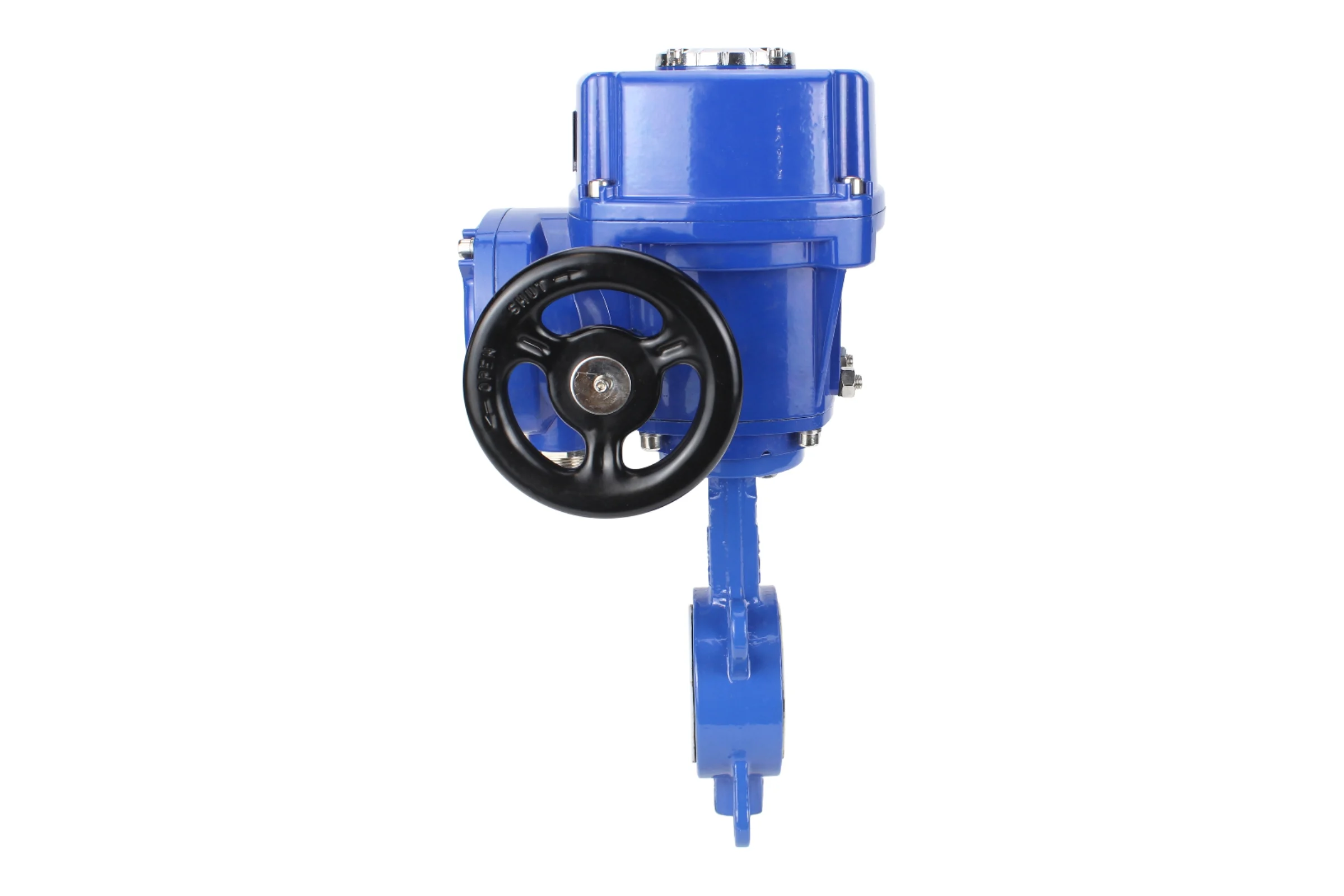 Затвор DN.ru WCB-316L-PTFE Ду250 Ру16 с электроприводом QT-W (M)-060 380В D050-12697