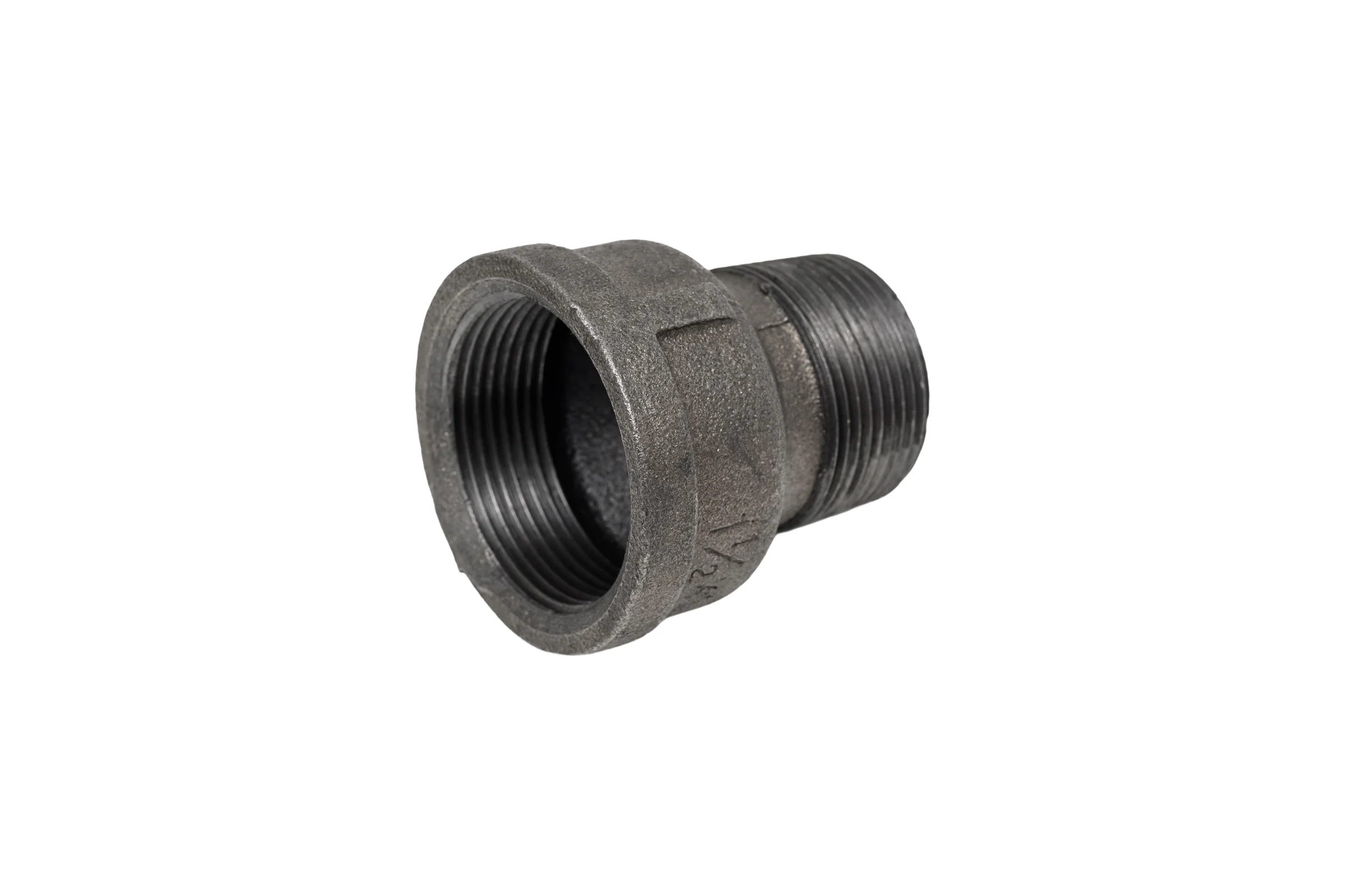 Переход AV Engineering 1 1/2" х 1 1/4" вн.-нар., чугун черный AVEC471112114