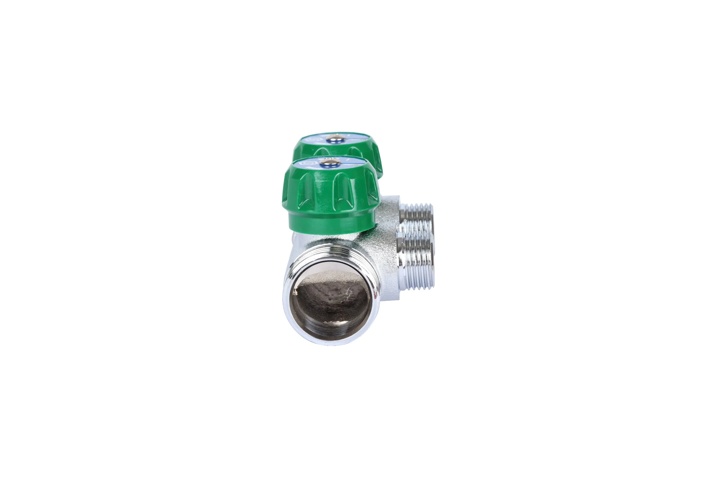 Регулирующий коллектор STOUT 1", 2 отвода 1/2", плоское уплотнение SMB-6849-011202 RG008UJF2PTLGU