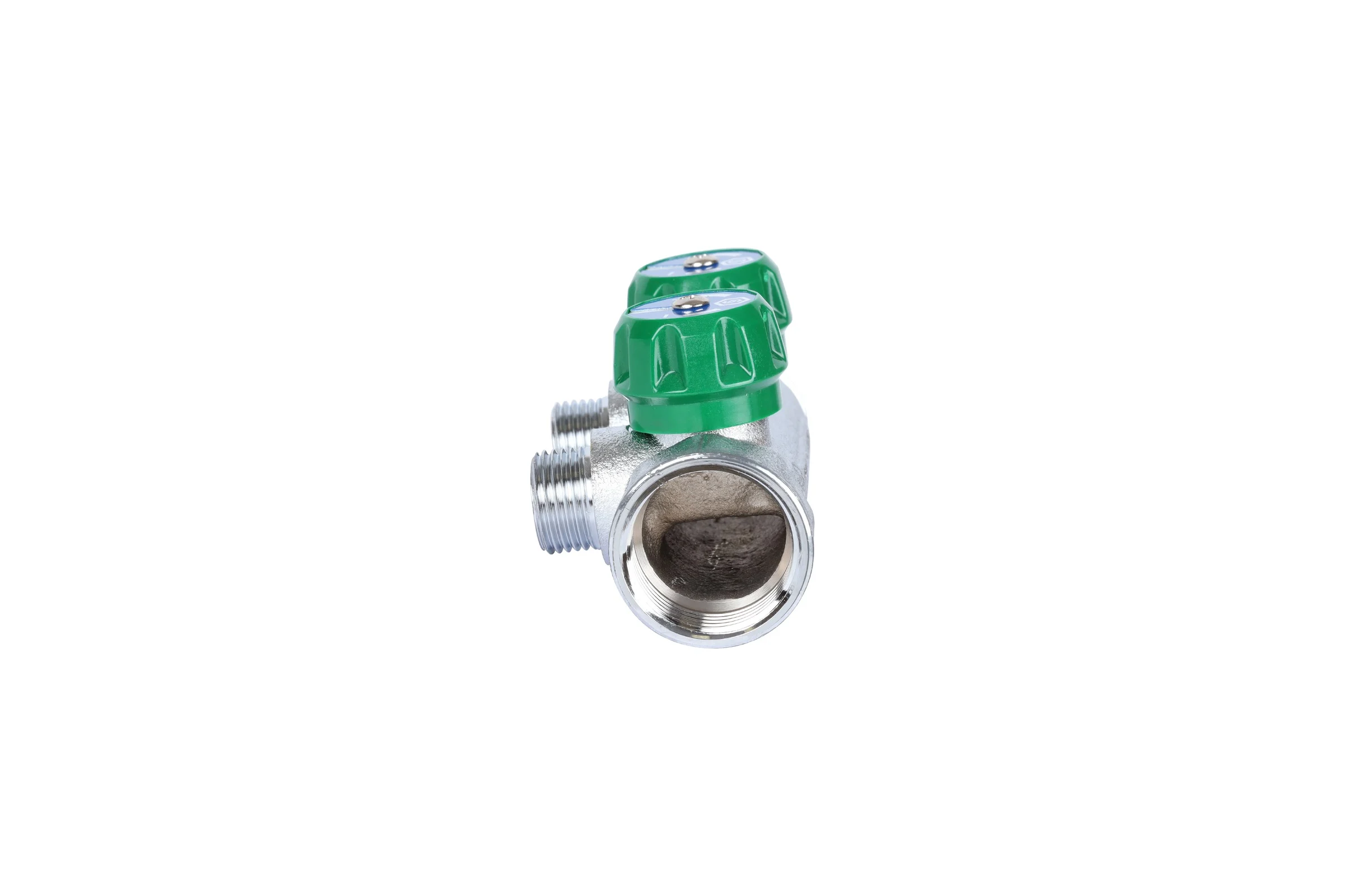 Регулирующий коллектор STOUT 1", 2 отвода 1/2", плоское уплотнение SMB-6849-011202 RG008UJF2PTLGU