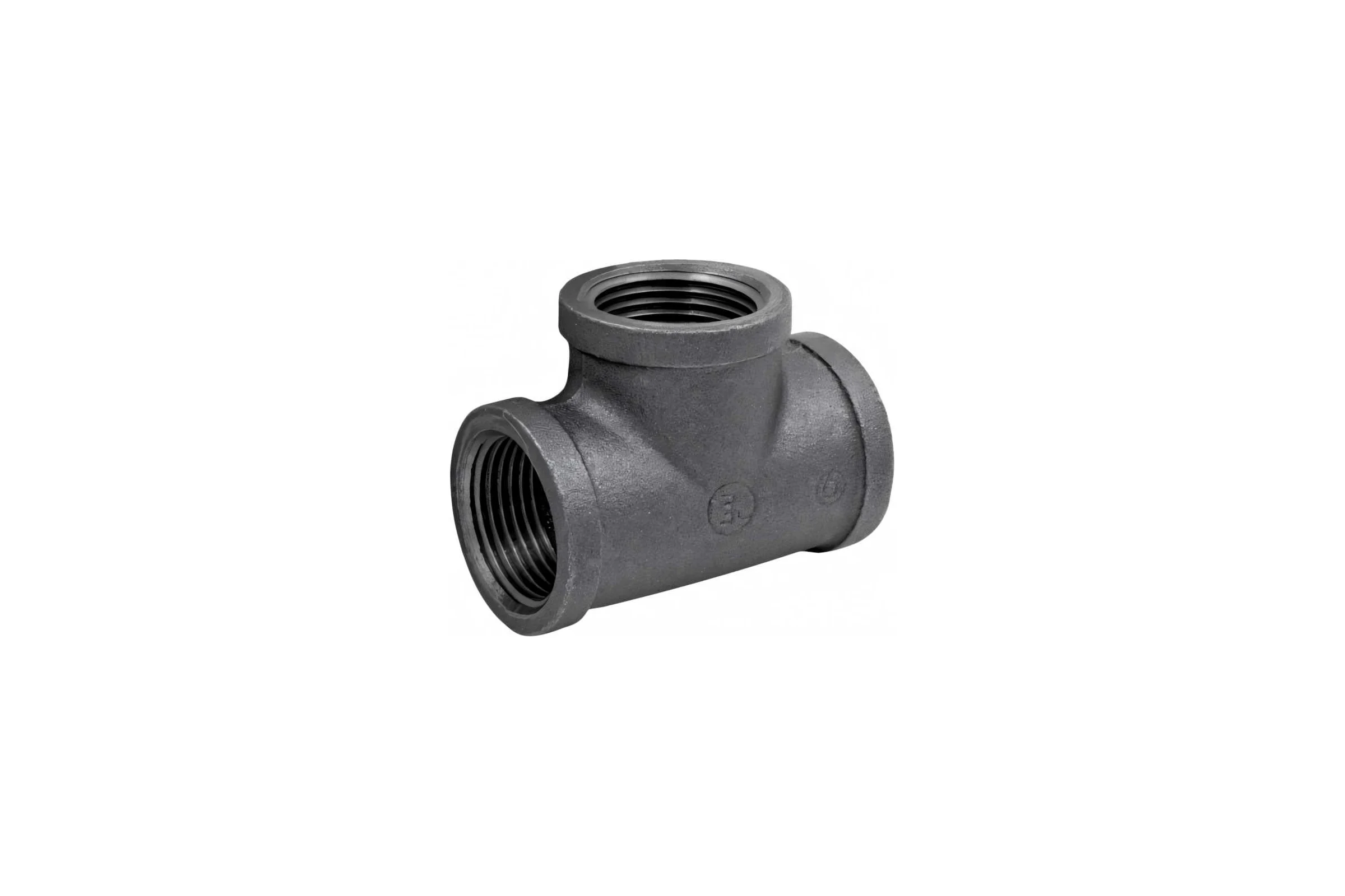 Тройник AV Engineering 1/2", чугун черный AVEC421000012