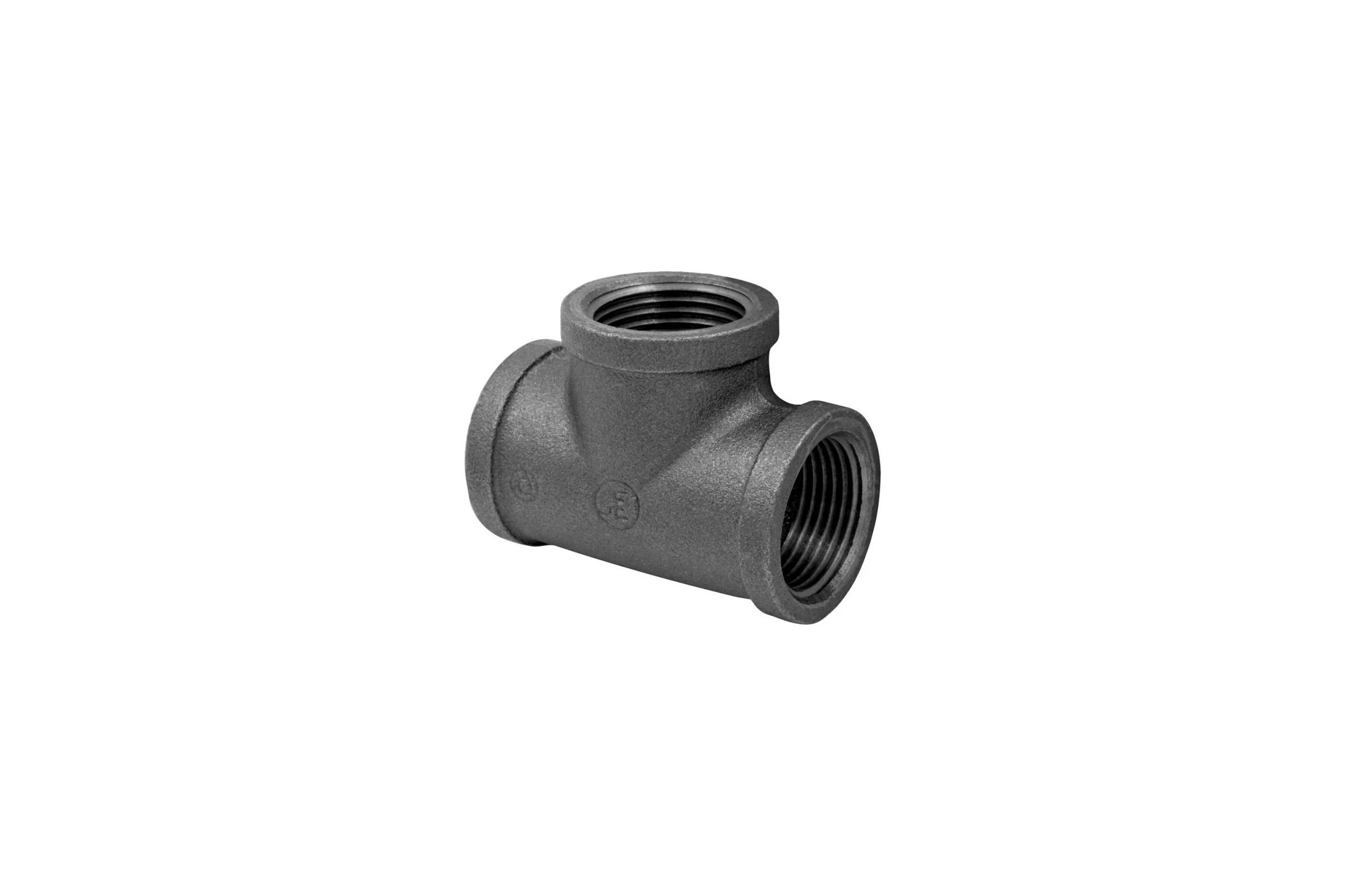 Тройник AV Engineering 1/2", чугун черный AVEC421000012