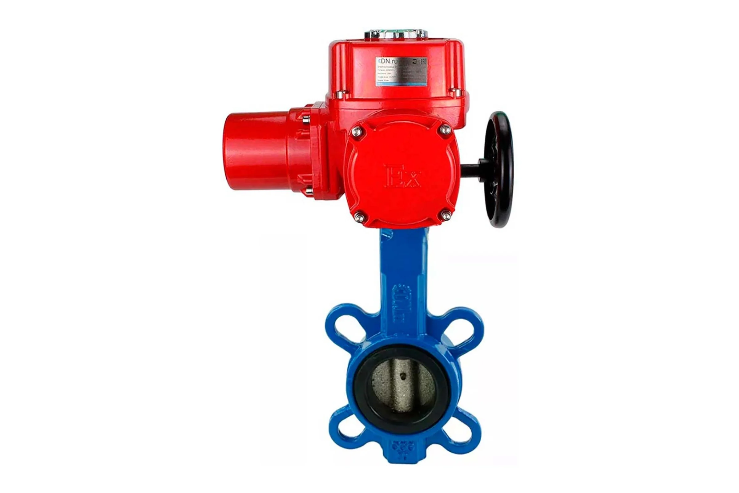 Затвор DN.ru дисковый GGG50-GGG40-EPDM Ду250 Ру16 с электроприводом QT-W (M) EX-040 220В D050-12787