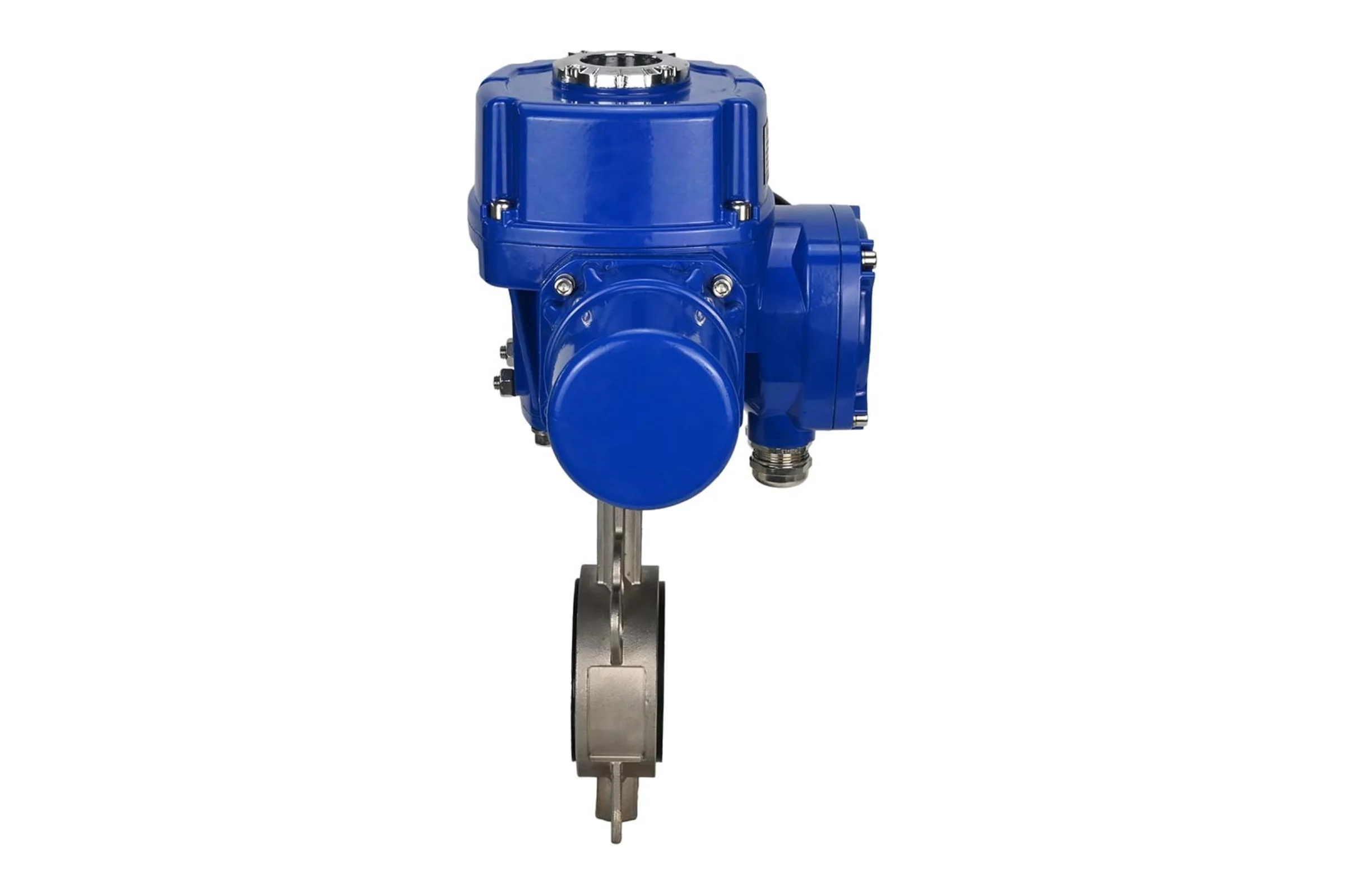 Затвор DN.ru 316L-316L-PTFE Ду150 Ру16 с электроприводом QT-W (M)-040 380В D050-12575
