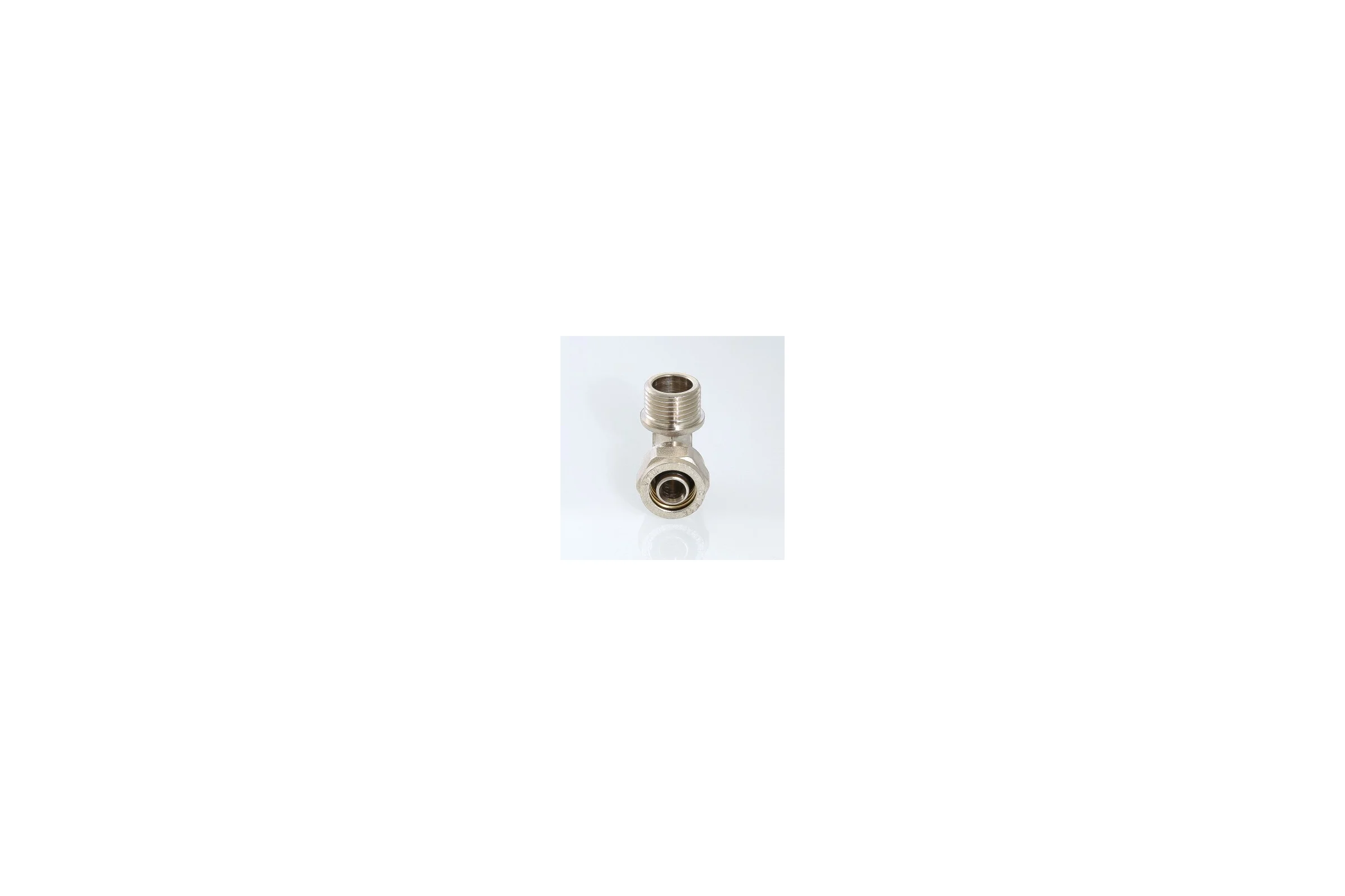 Комплект Valtec _43 VI7 Угольник обжимной с переходом на нар. р. 20x1/2" VTm.353.N.002004 5 штук VT.VI7.K43.353002004.5