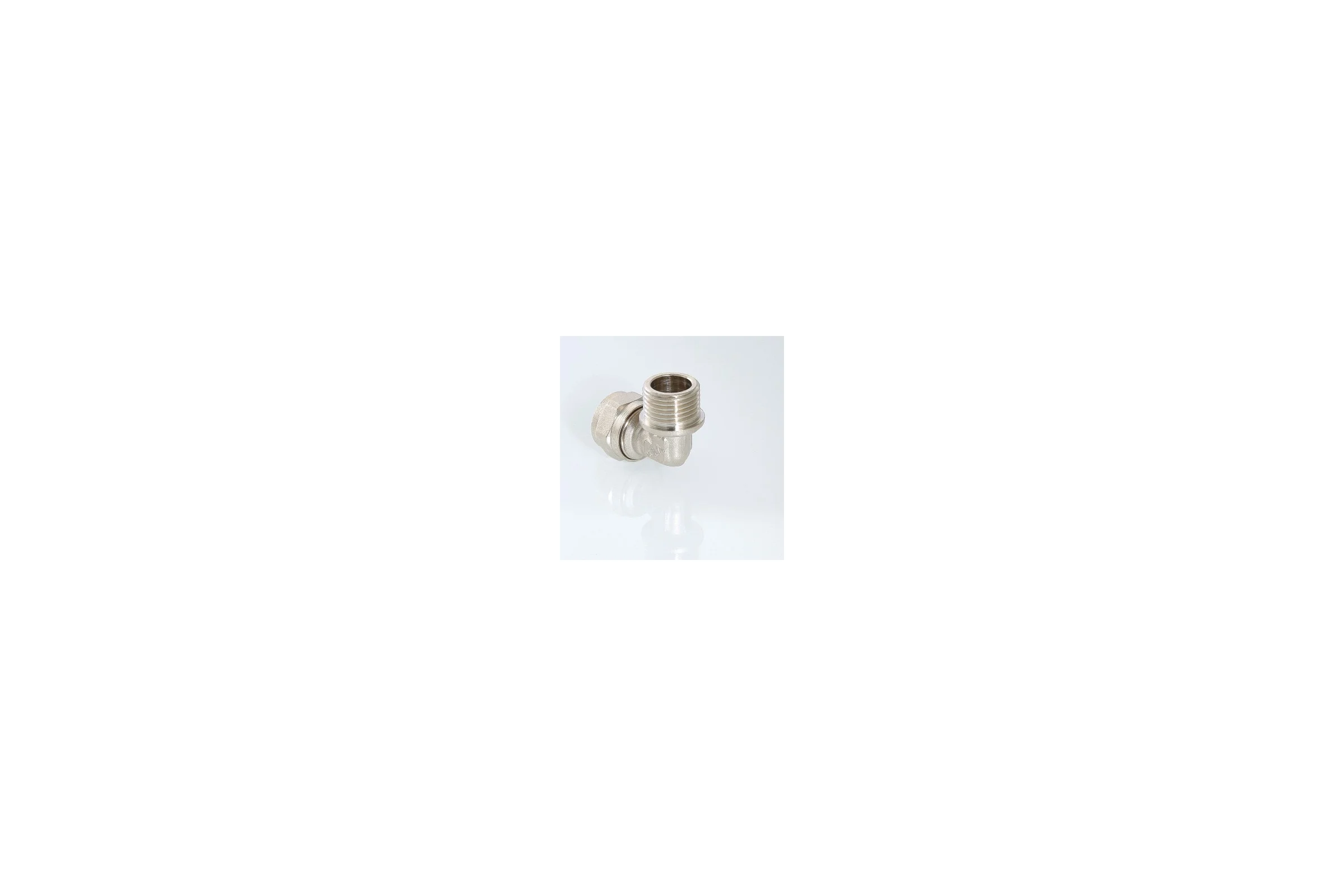 Комплект Valtec _43 VI7 Угольник обжимной с переходом на нар. р. 20x1/2" VTm.353.N.002004 5 штук VT.VI7.K43.353002004.5