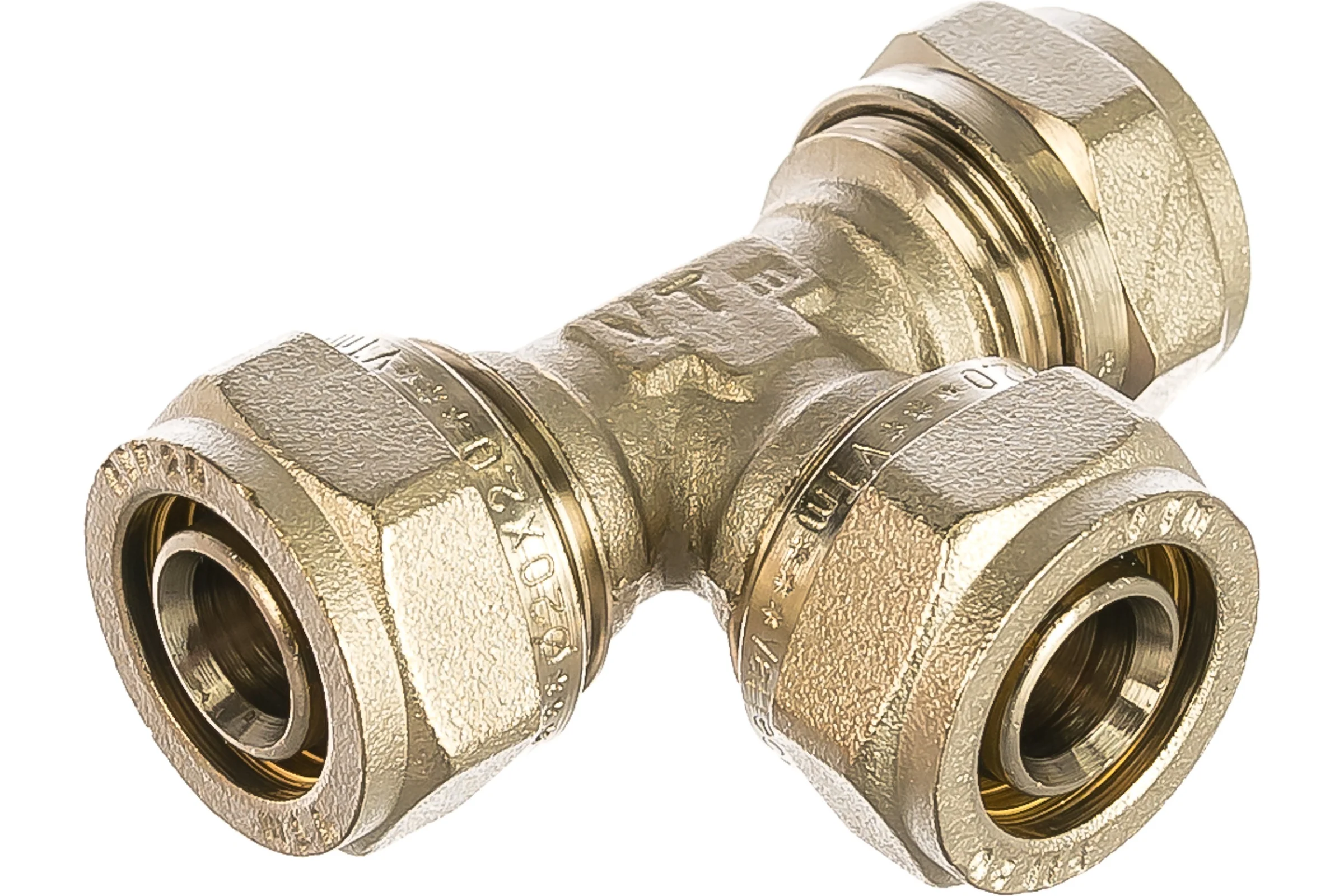 Комплект Valtec_74 VI7 Тройник обжимной 20 VTm.331.N.202020 (Упаковка 5 штук) VT.VI7.K74.331202020.5