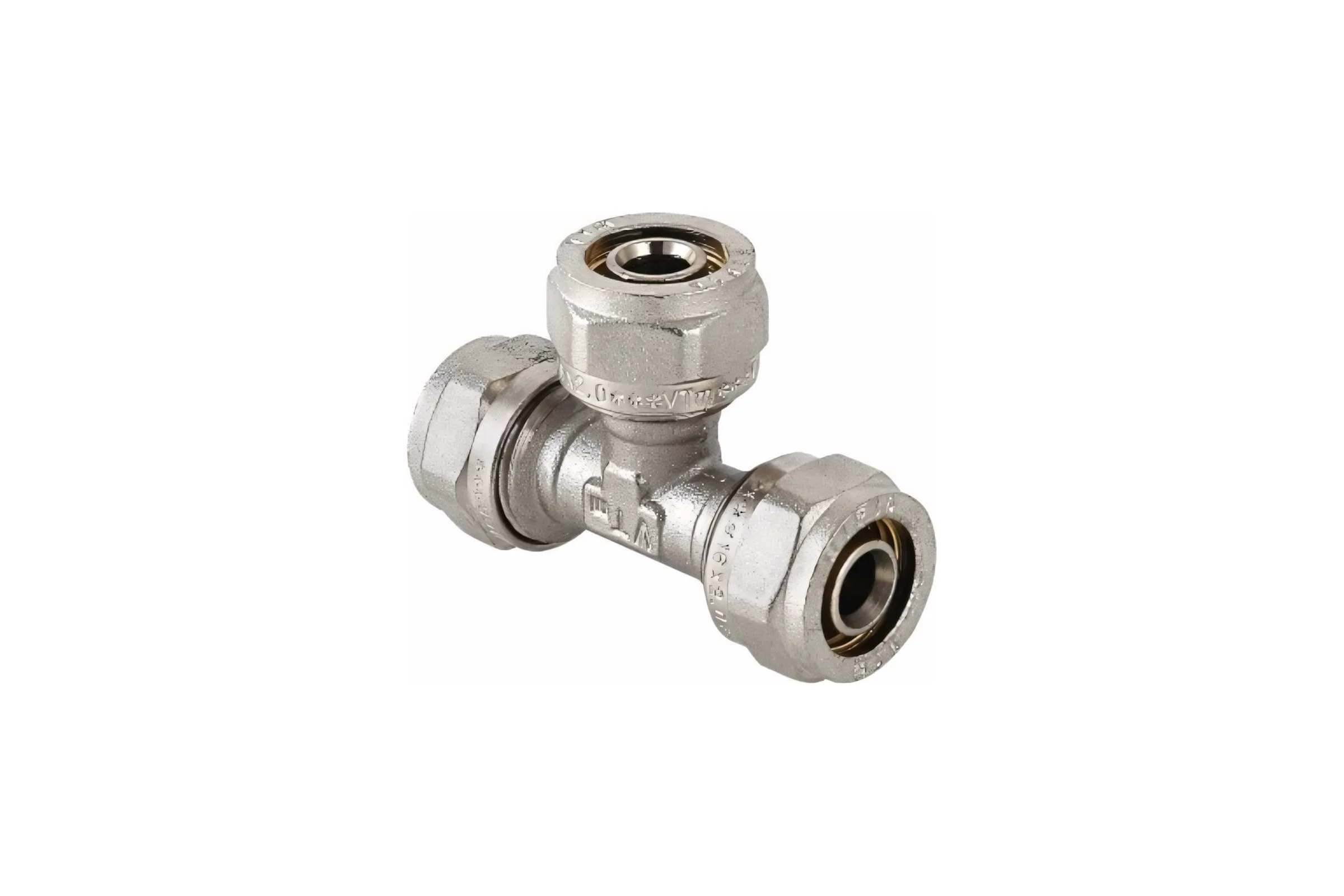 Комплект Valtec _38 VI7 Тройник обжимной 16 VTm.331.N.161616 5 штук VT.VI7.K38.331161616.5