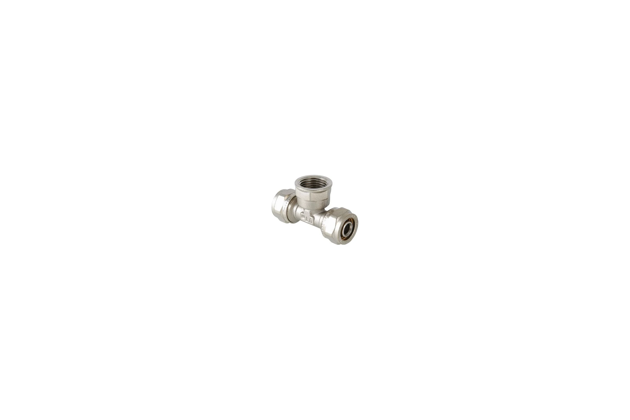 Комплект Valtec _39 VI7 Тройник обжимной с переходом на вн. р. 16x1/2" VTm.332.N.160416 5 штук VT.VI7.K39.332160416.5