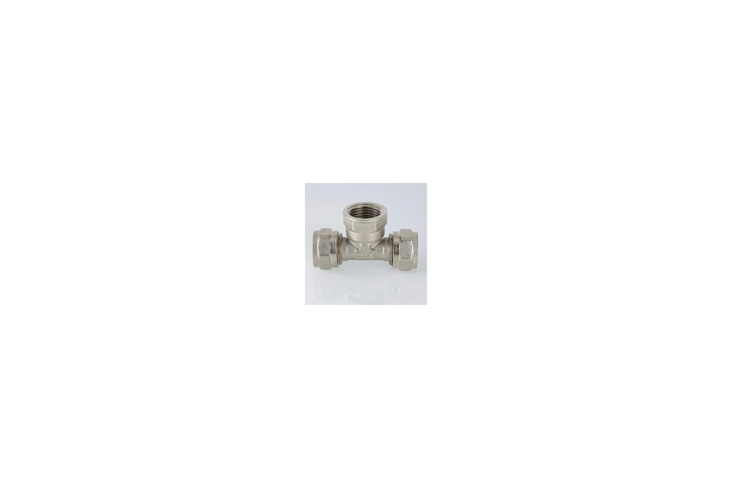 Комплект Valtec _39 VI7 Тройник обжимной с переходом на вн. р. 16x1/2" VTm.332.N.160416 5 штук VT.VI7.K39.332160416.5