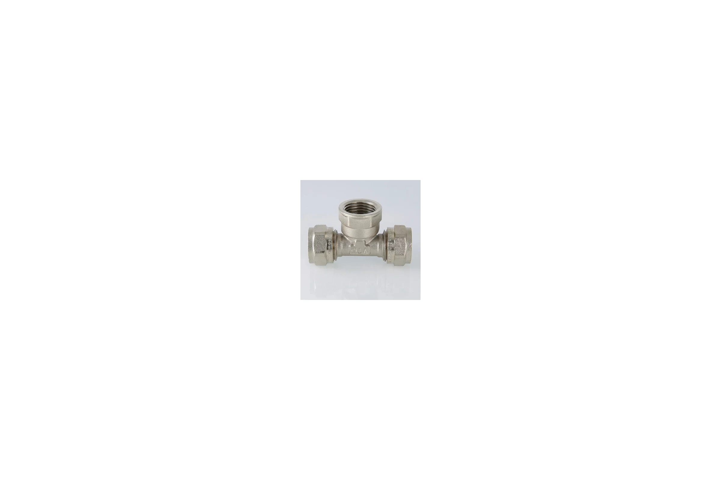 Комплект Valtec _39 VI7 Тройник обжимной с переходом на вн. р. 16x1/2" VTm.332.N.160416 5 штук VT.VI7.K39.332160416.5