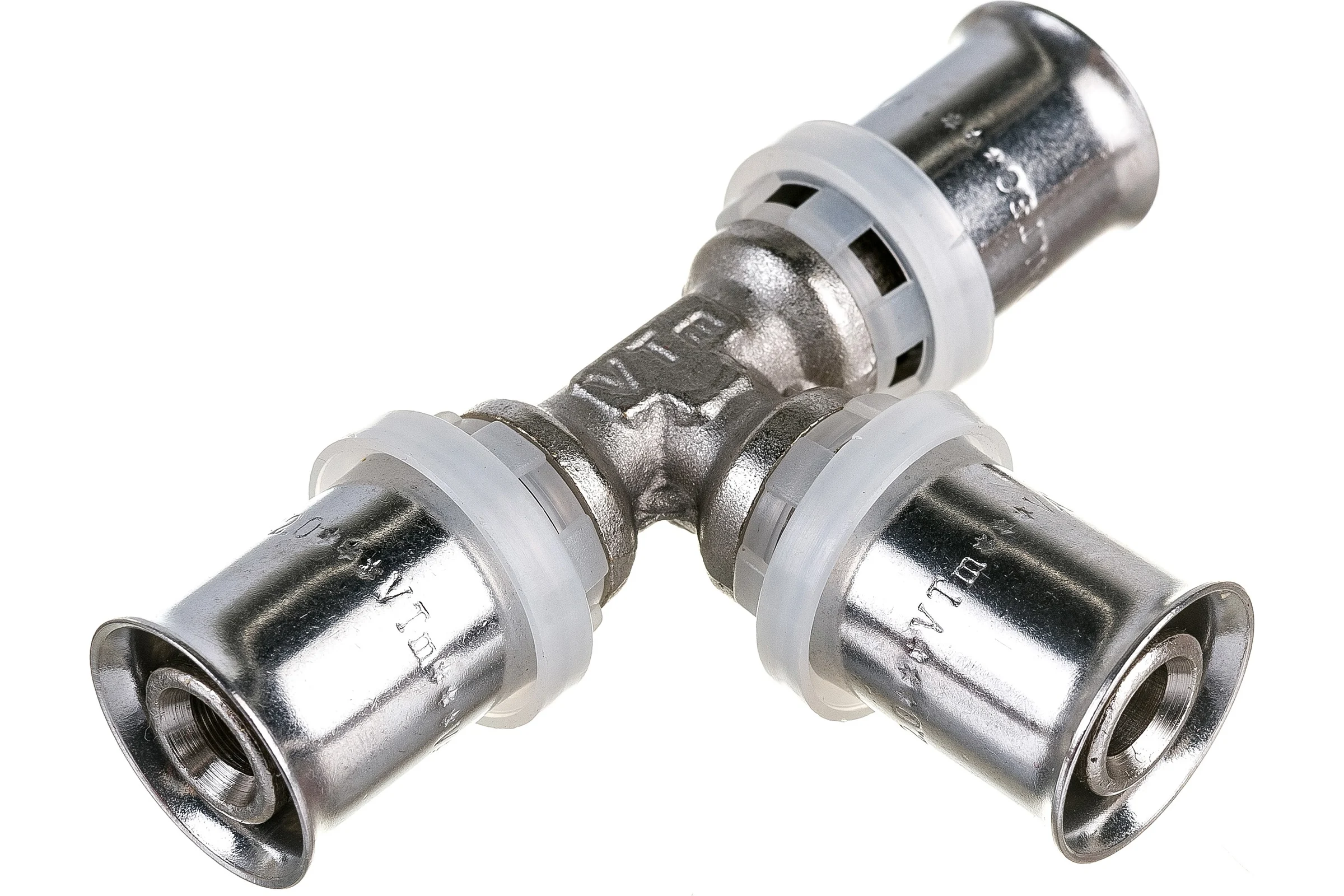 Комплект Valtec_70 VI7 Тройник пресс 16 VTm.231.N.161616 (Упаковка 5 штук) VT.VI7.K70.231161616.5