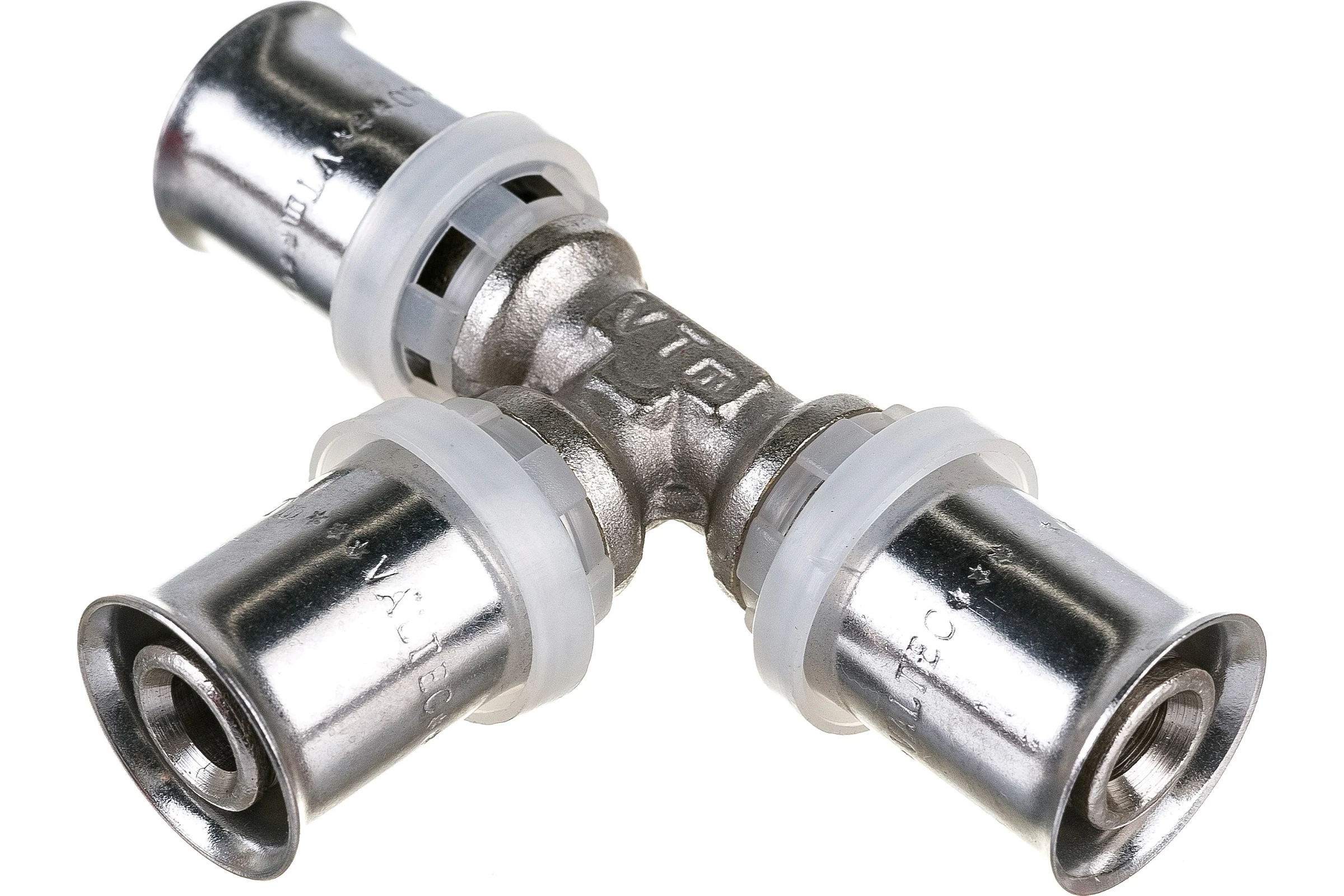 Комплект Valtec_70 VI7 Тройник пресс 16 VTm.231.N.161616 (Упаковка 5 штук) VT.VI7.K70.231161616.5