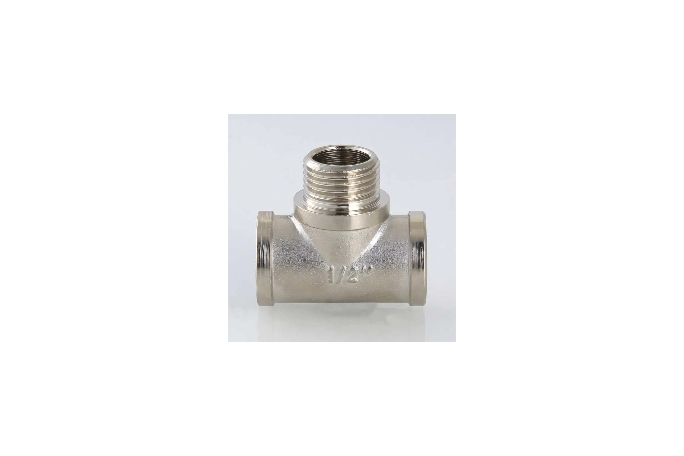 Комплект Valtec _50 VI7 Тройник с переходом на нар. р. 1/2 вн.-нар.-вн. VTr.132.N.0004 5 штук VT.VI7.K50.1320004.5
