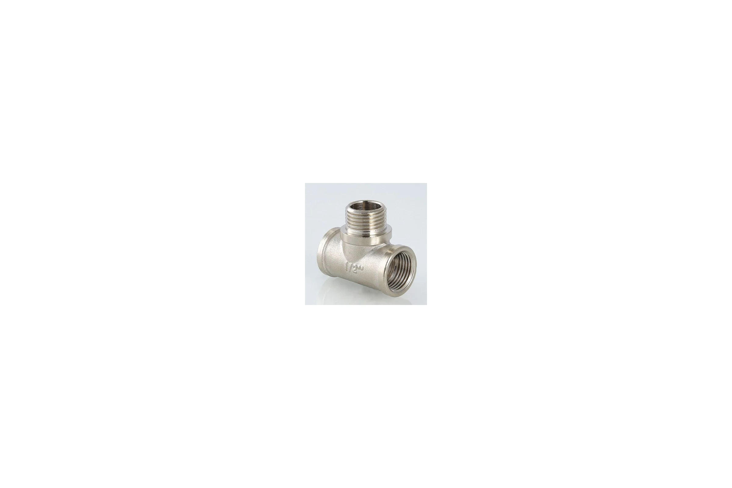 Комплект Valtec _50 VI7 Тройник с переходом на нар. р. 1/2 вн.-нар.-вн. VTr.132.N.0004 5 штук VT.VI7.K50.1320004.5