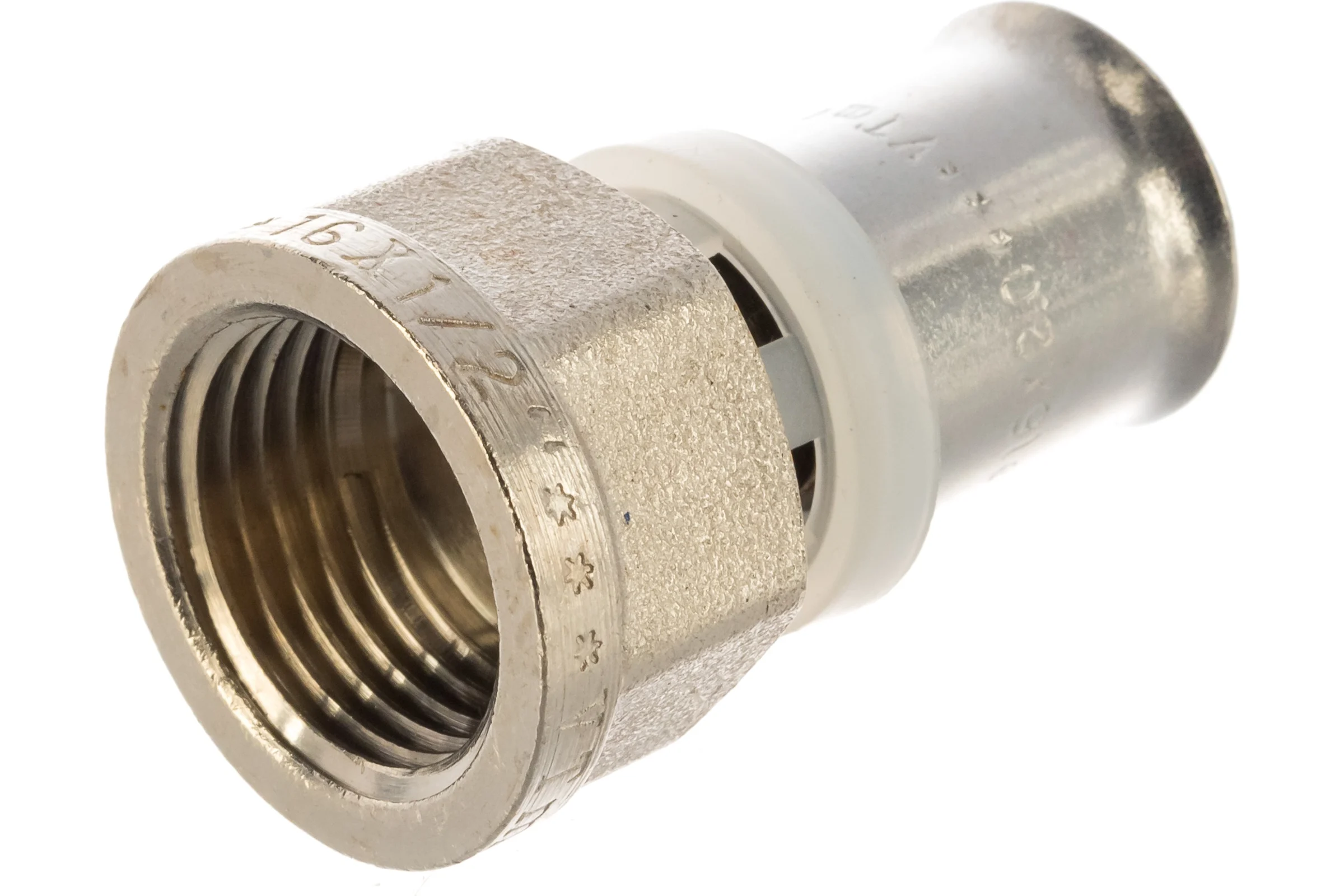 Комплект Valtec _21 VI7 Соединитель пресс с переходом на вн. р. 16x1/2 VTm.202.N.001604 5 штук VT.VI7.K21.202001604.5