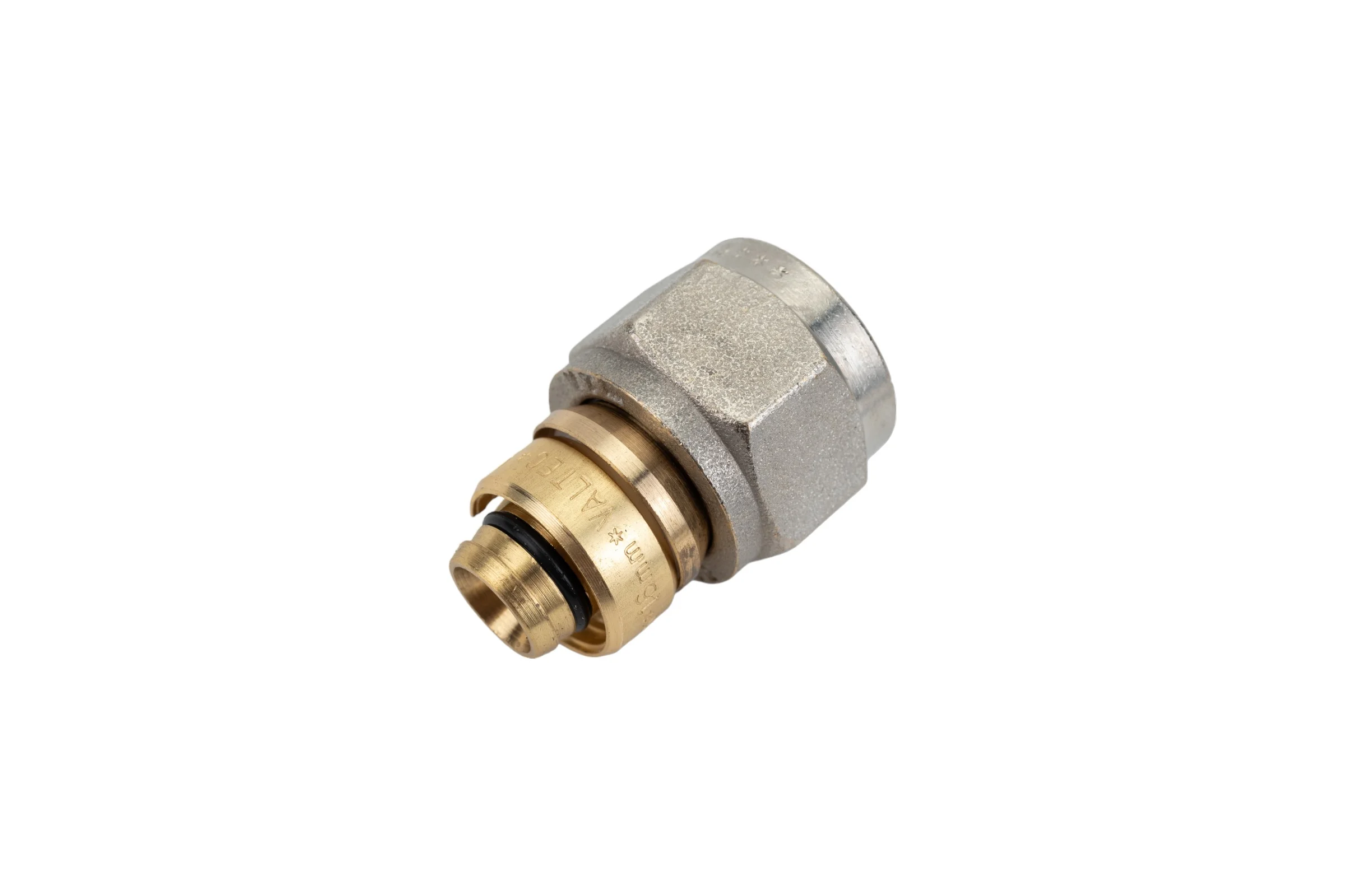 Комплект Valtec_65 VI7 Соединитель коллекторный обжимной для м./п. трубы 16 /2,0/ VTc.710.N.1604 упаковка 10 штук VT.VI7.K65.710N1604.10