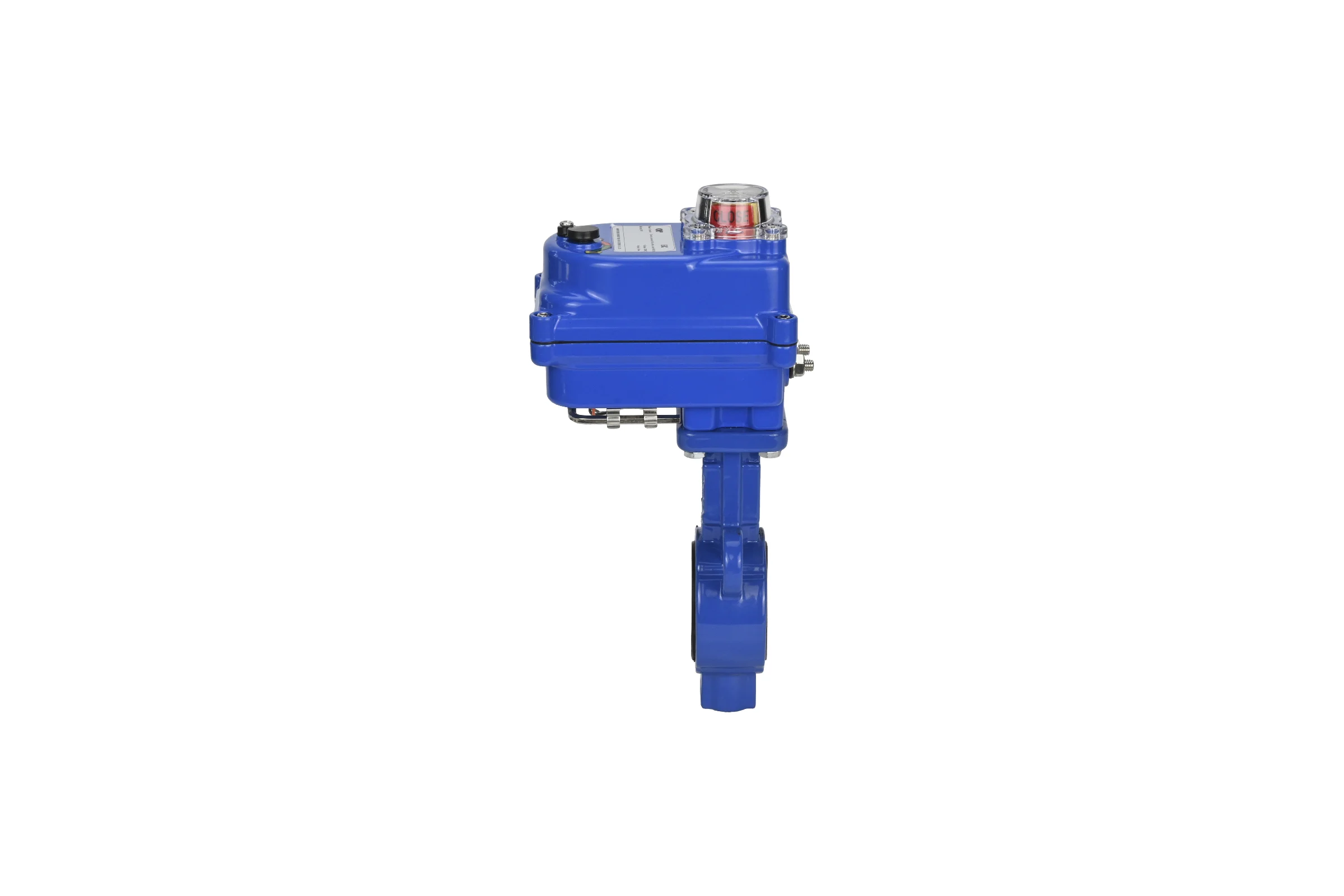 Затвор дисковый DN.ru AL-316L-EPDM-2W-Fb-ISO-H Ду25/32 электропривод 003 blue 24В D050-11935