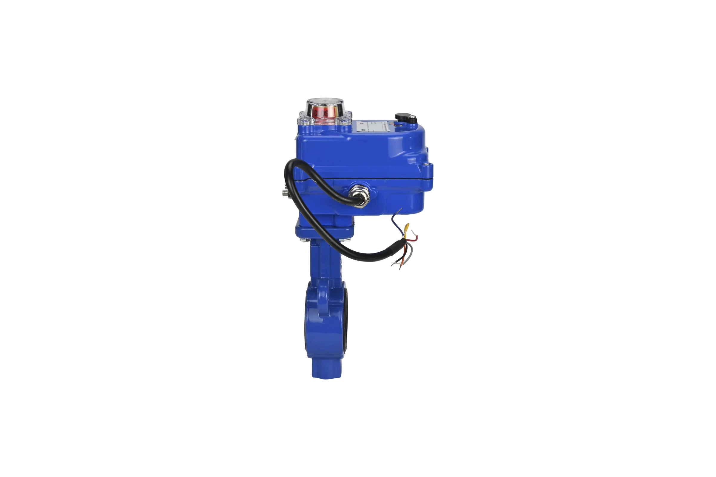 Затвор дисковый DN.ru AL-316L-EPDM-2W-Fb-ISO-H Ду25/32 электропривод 003 blue 24В D050-11935
