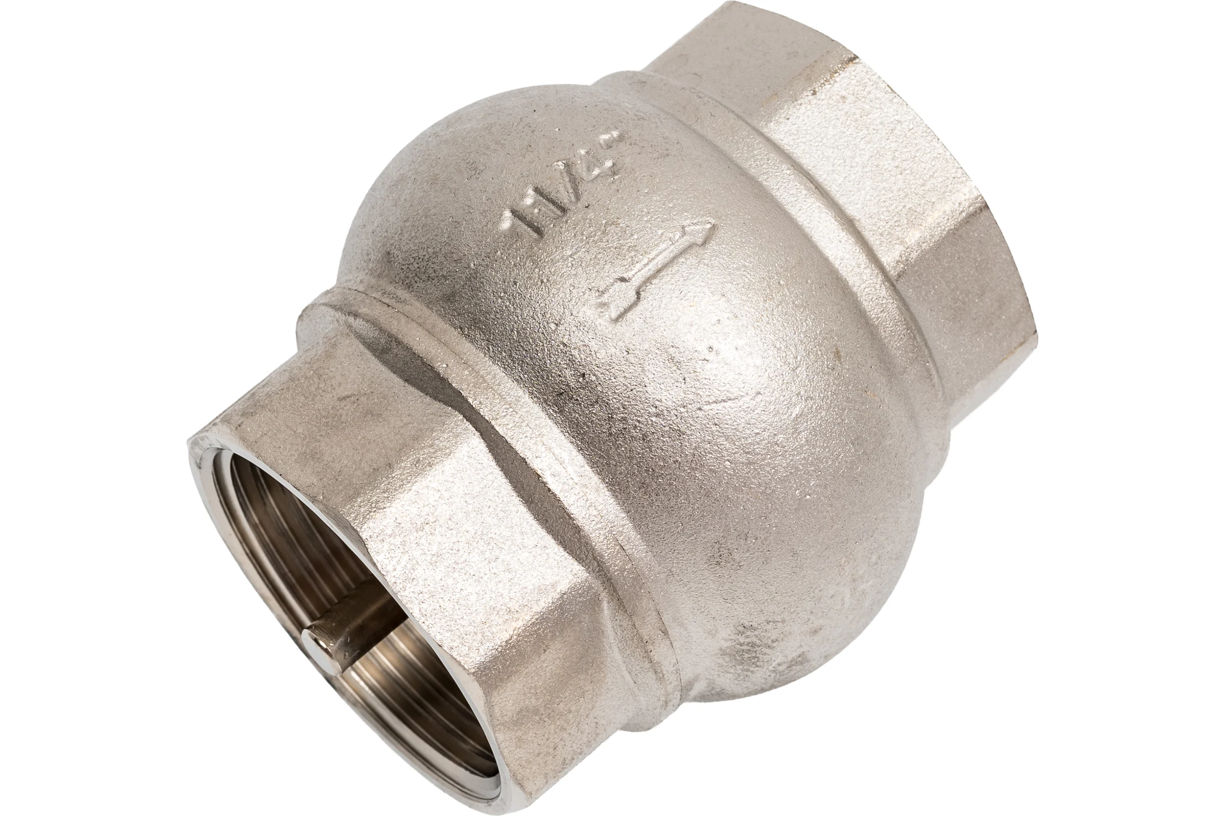 Обратный клапан VALTEC 1 1/4, латунный золотник VT.151.N.07