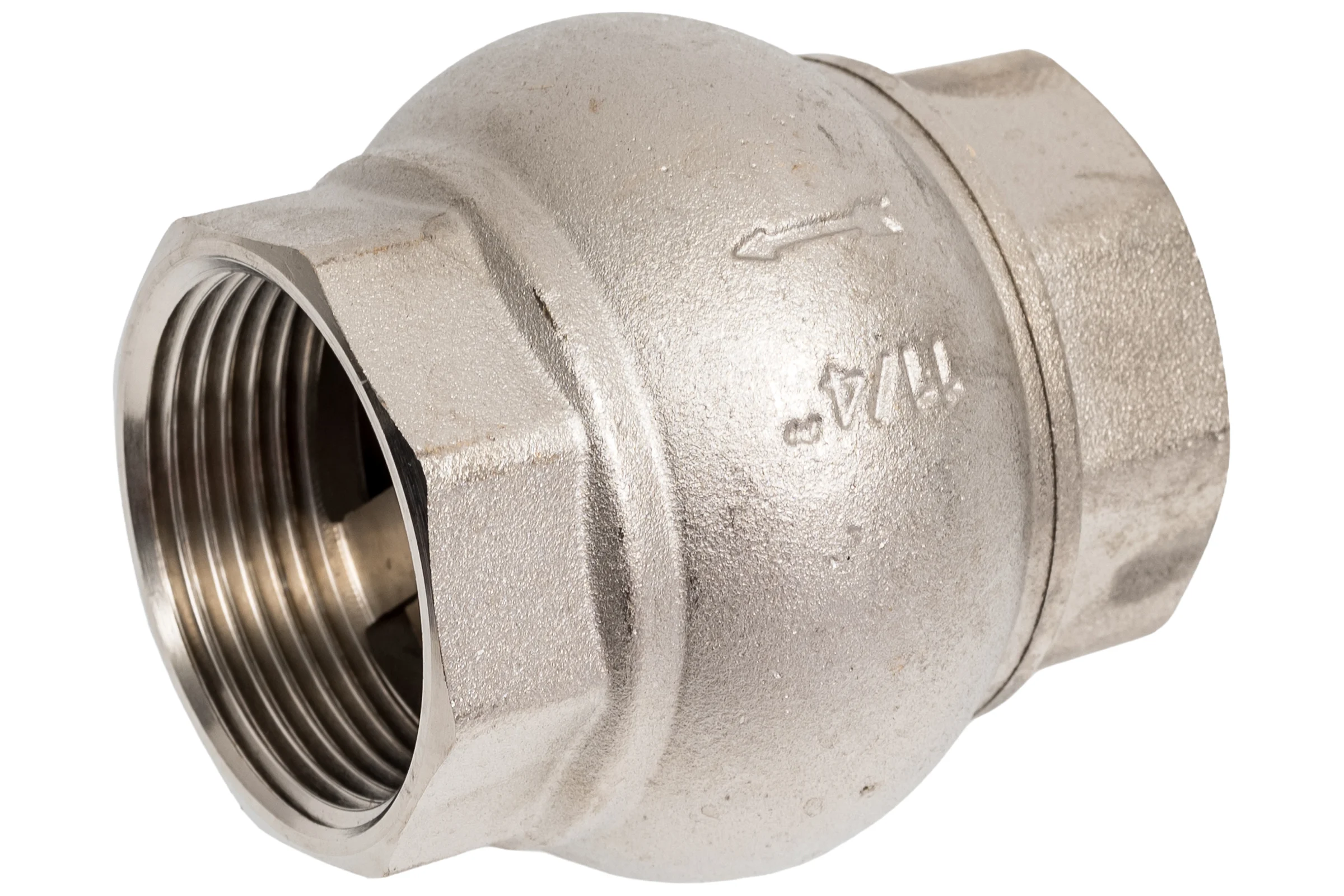 Обратный клапан VALTEC 1 1/4, латунный золотник VT.151.N.07