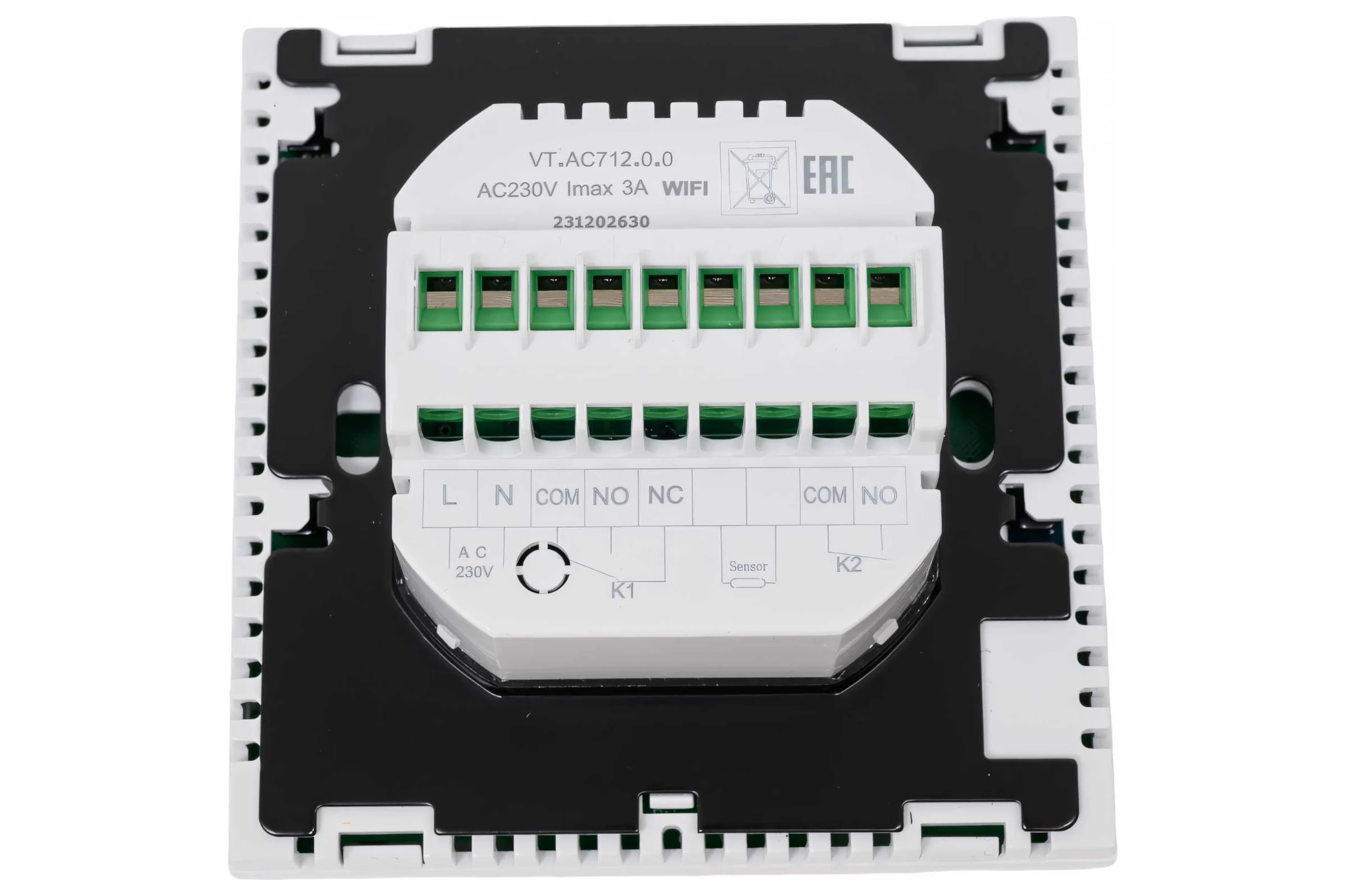 Электронный комнатный хронотермостат с Wi-Fi VALTEC VT.AC712.0.0