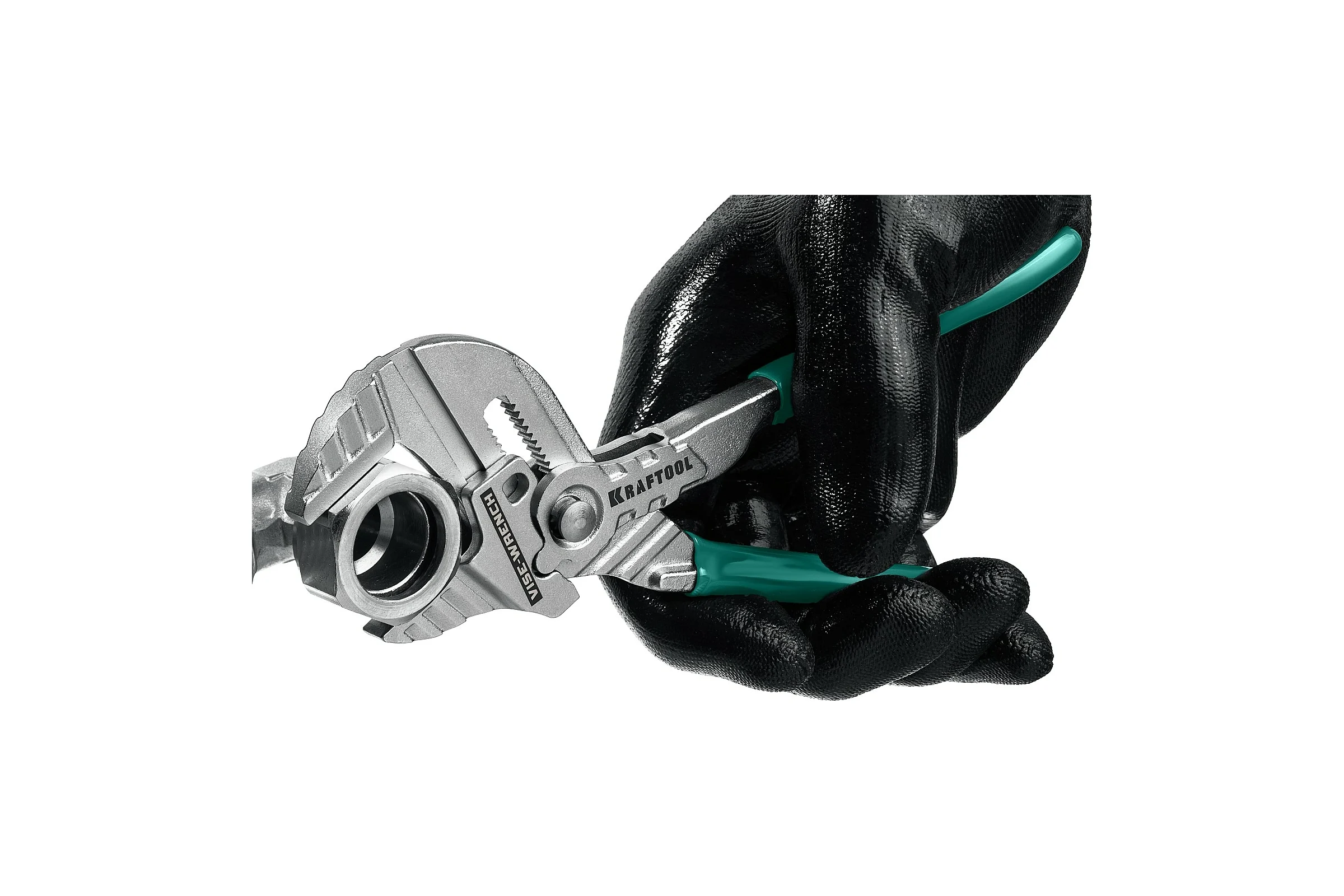 Переставные клещи-гаечный ключ KRAFTOOL Vise-Wrench 180 мм 22063