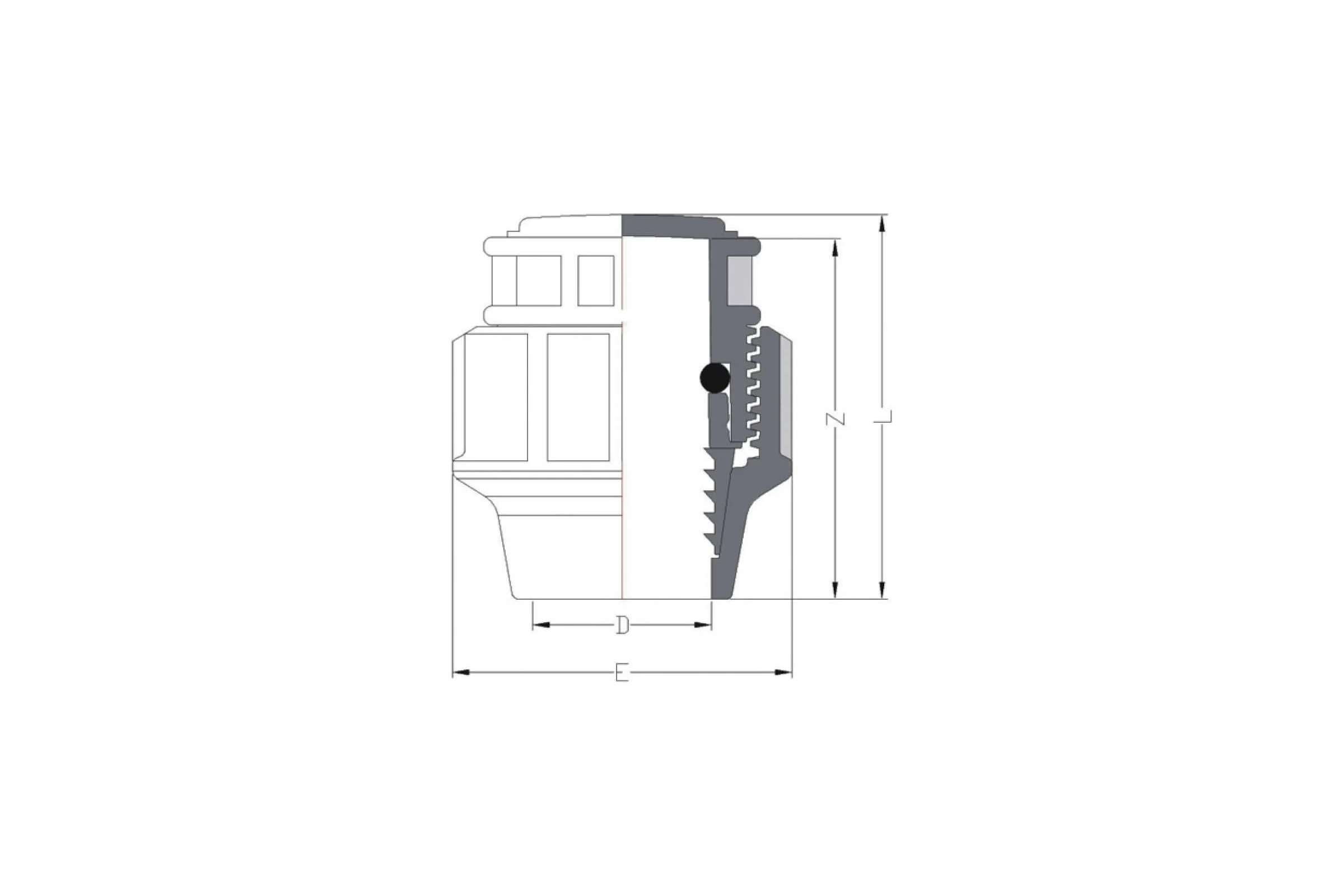 Заглушка AV Engineering ПЭ 63 AVE1326300